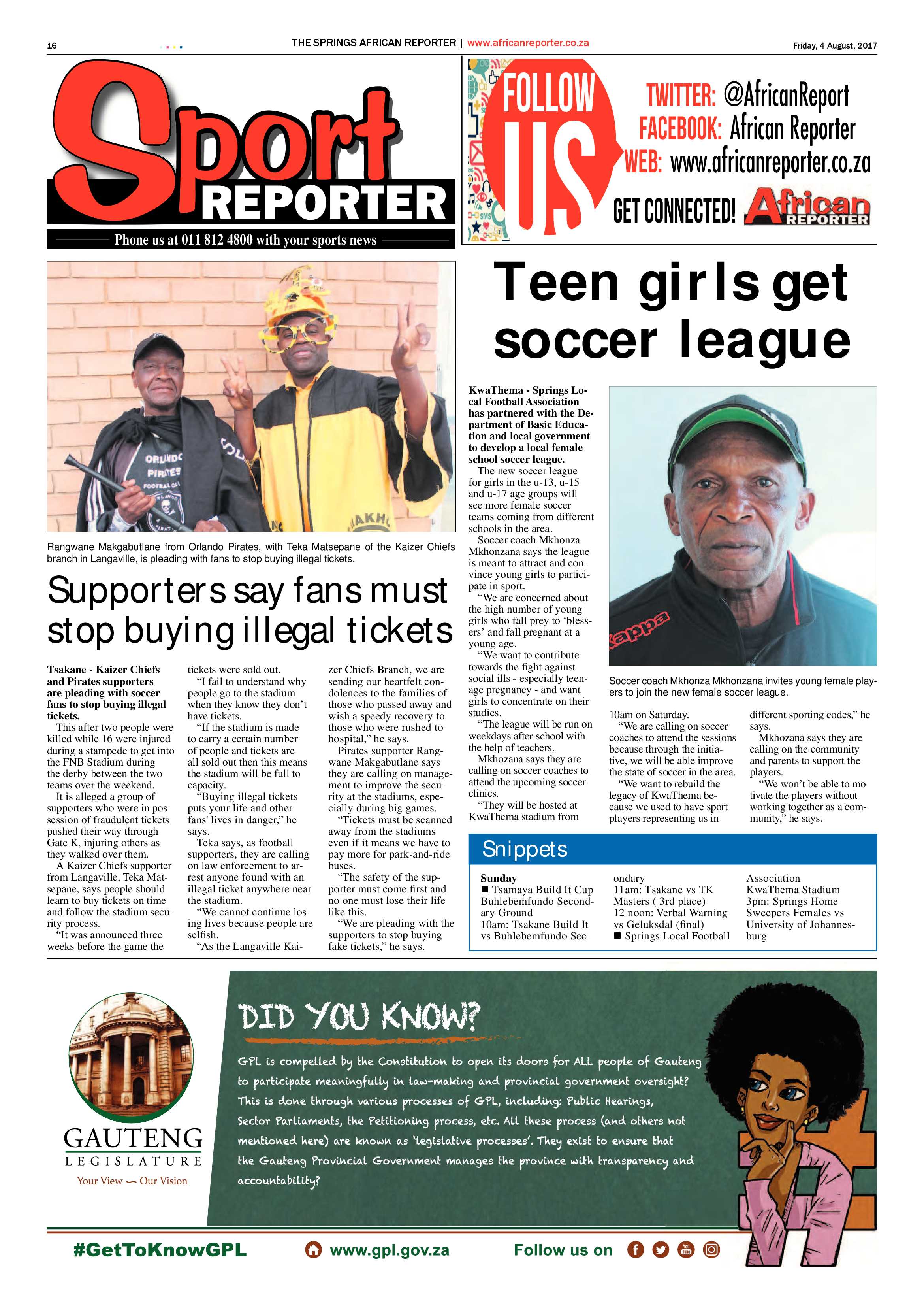 African Reporter 04 August 2017 page 16