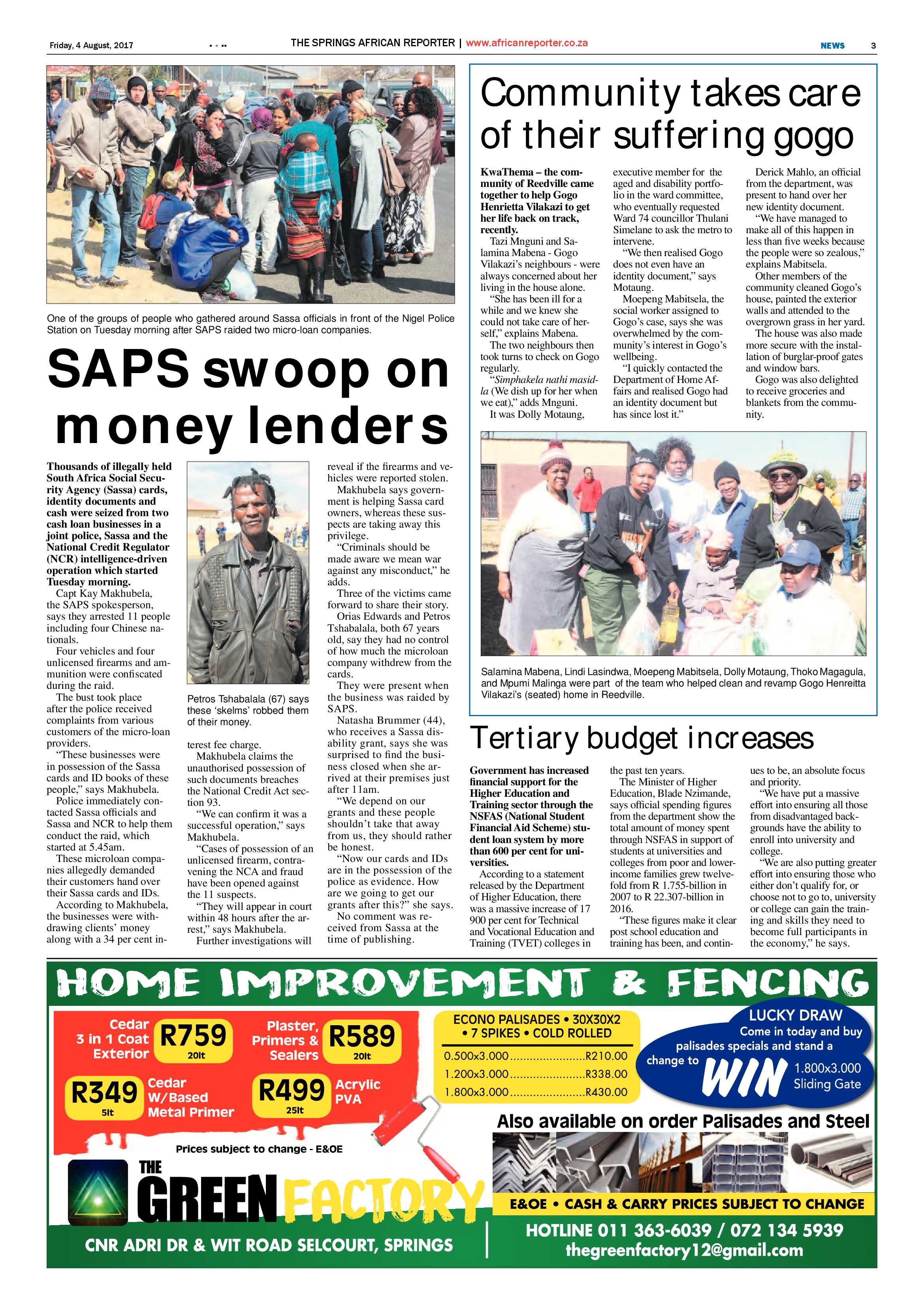 African Reporter 04 August 2017 page 3