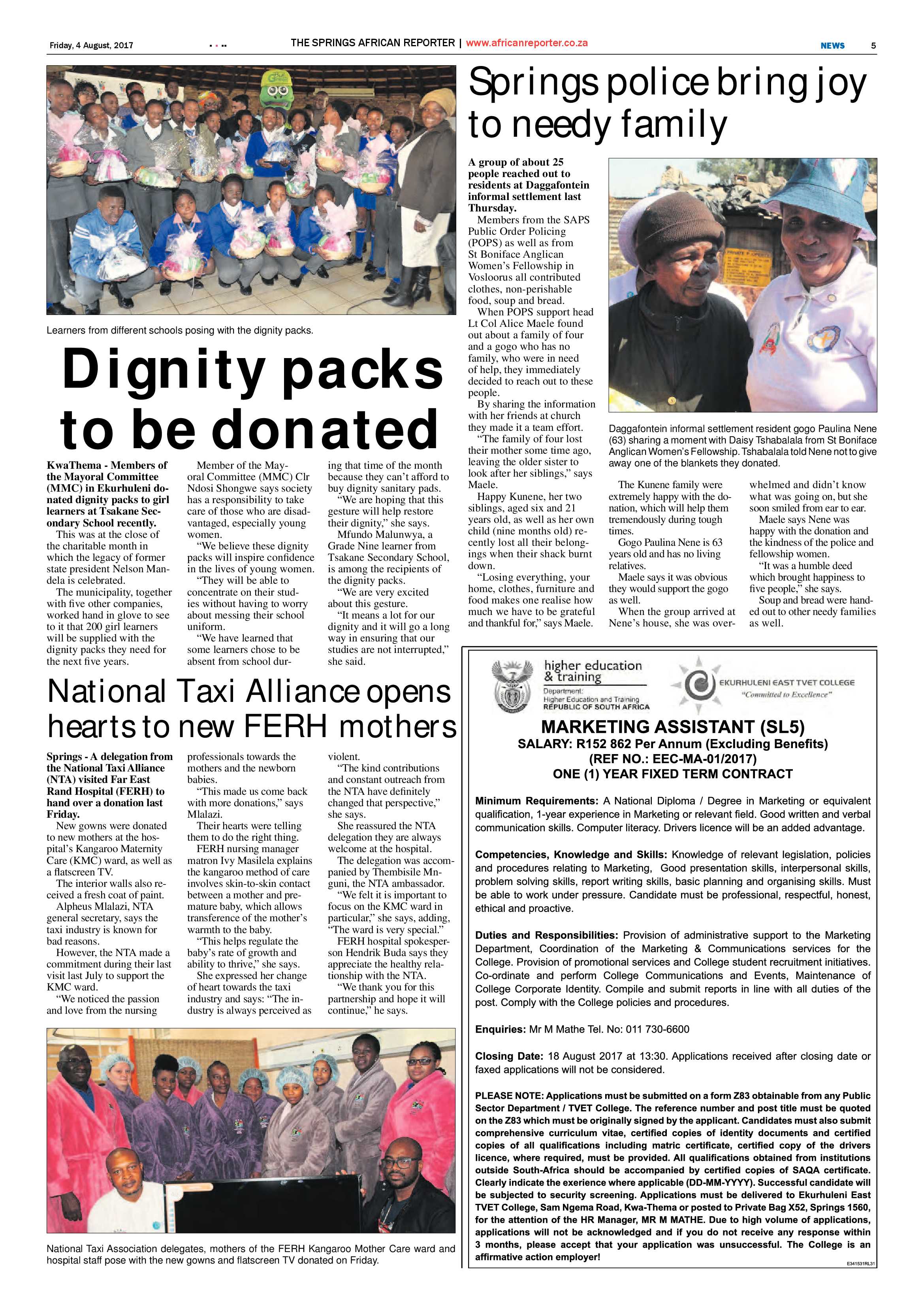 African Reporter 04 August 2017 page 5