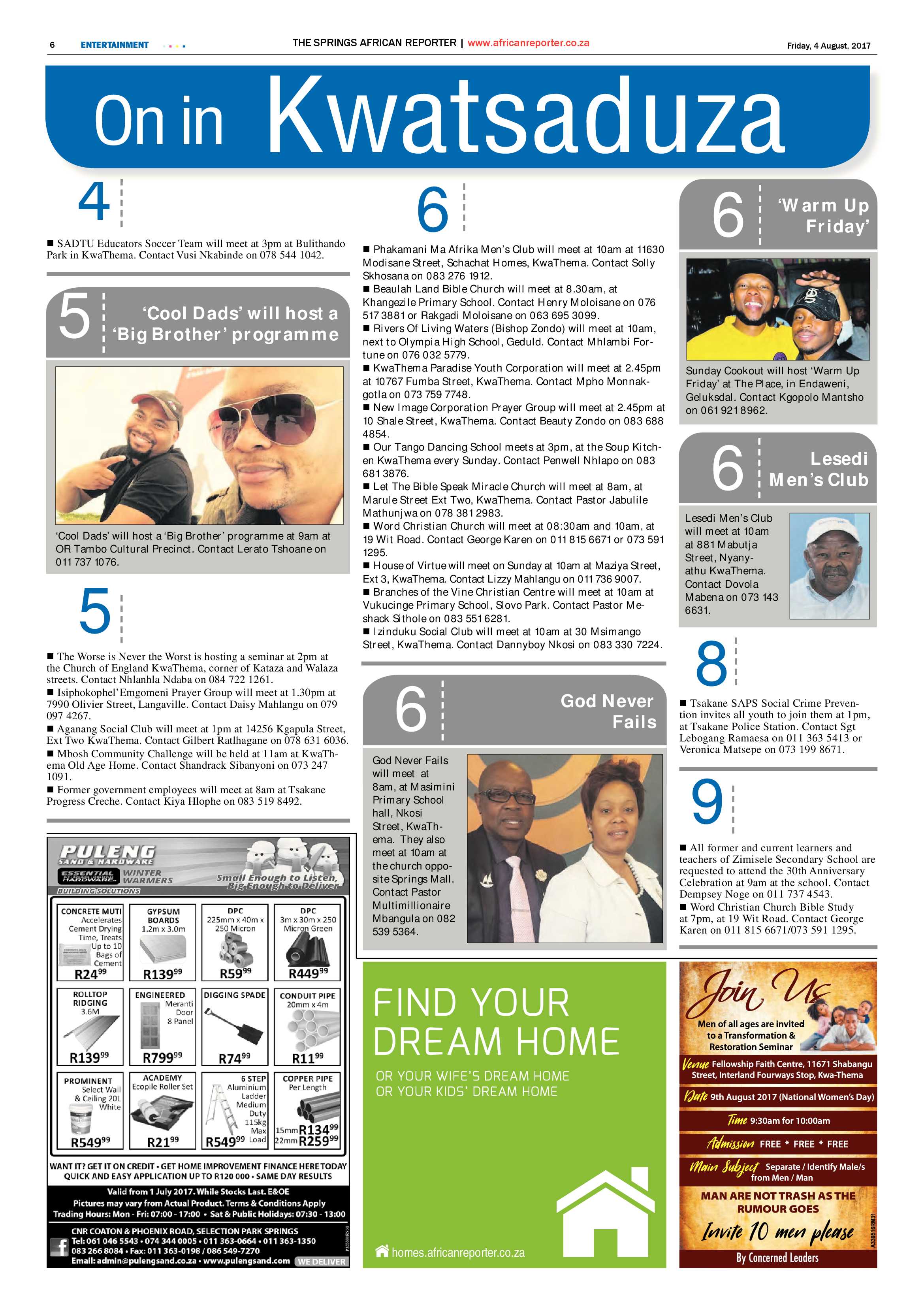 African Reporter 04 August 2017 page 6