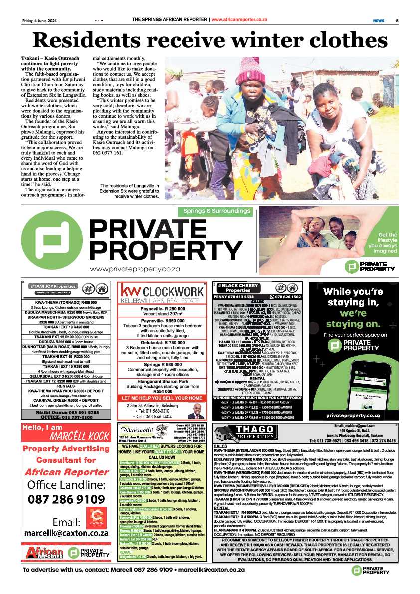 African Reporter 04 June 2021 page 5