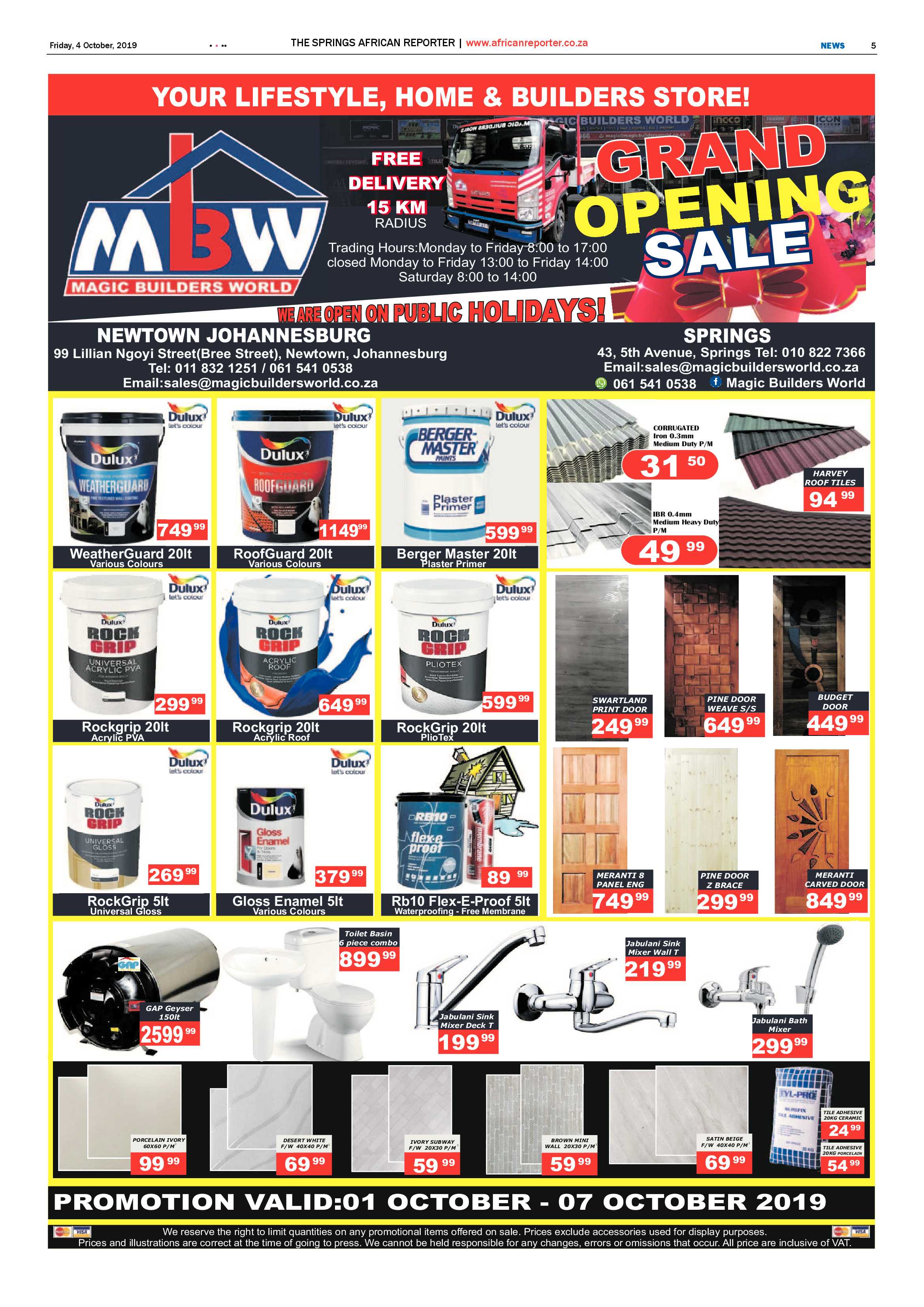 African Reporter 04 October 2019 page 5