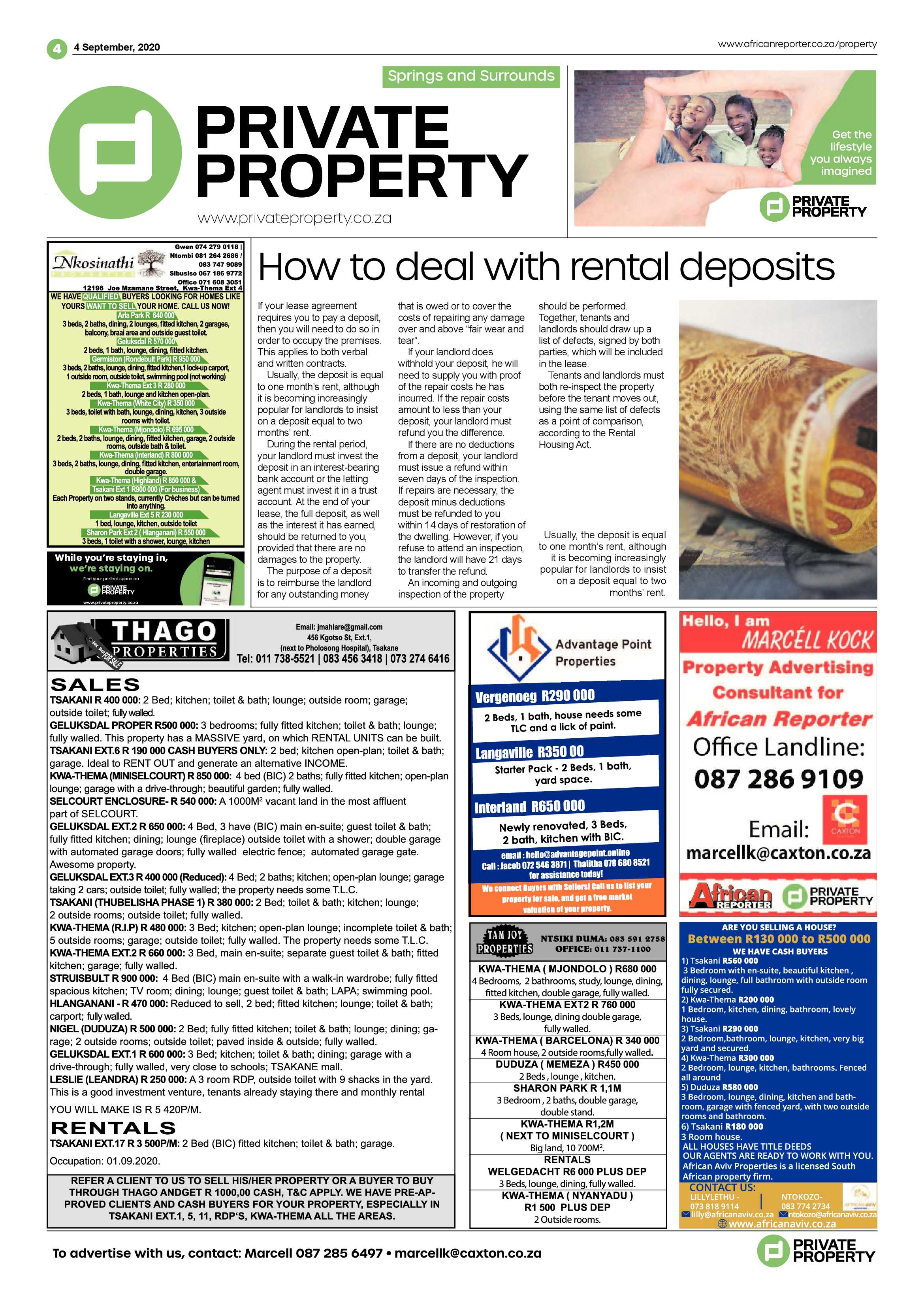 African Reporter 04 September 2020 page 4