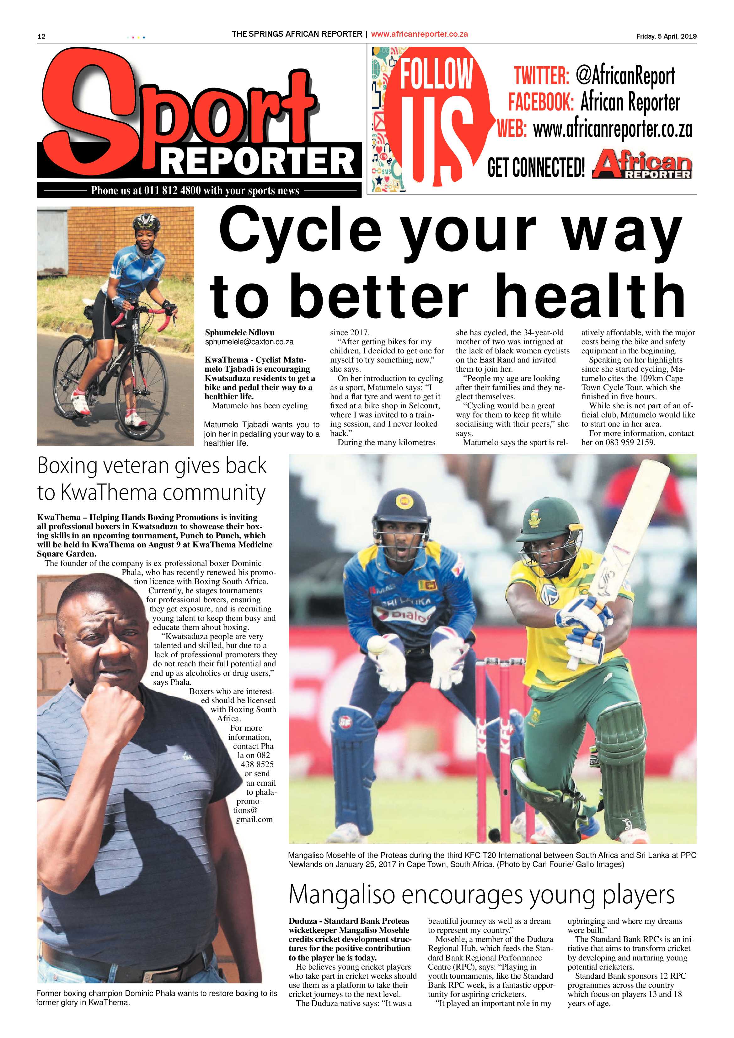 African Reporter 05 April 2019 page 12