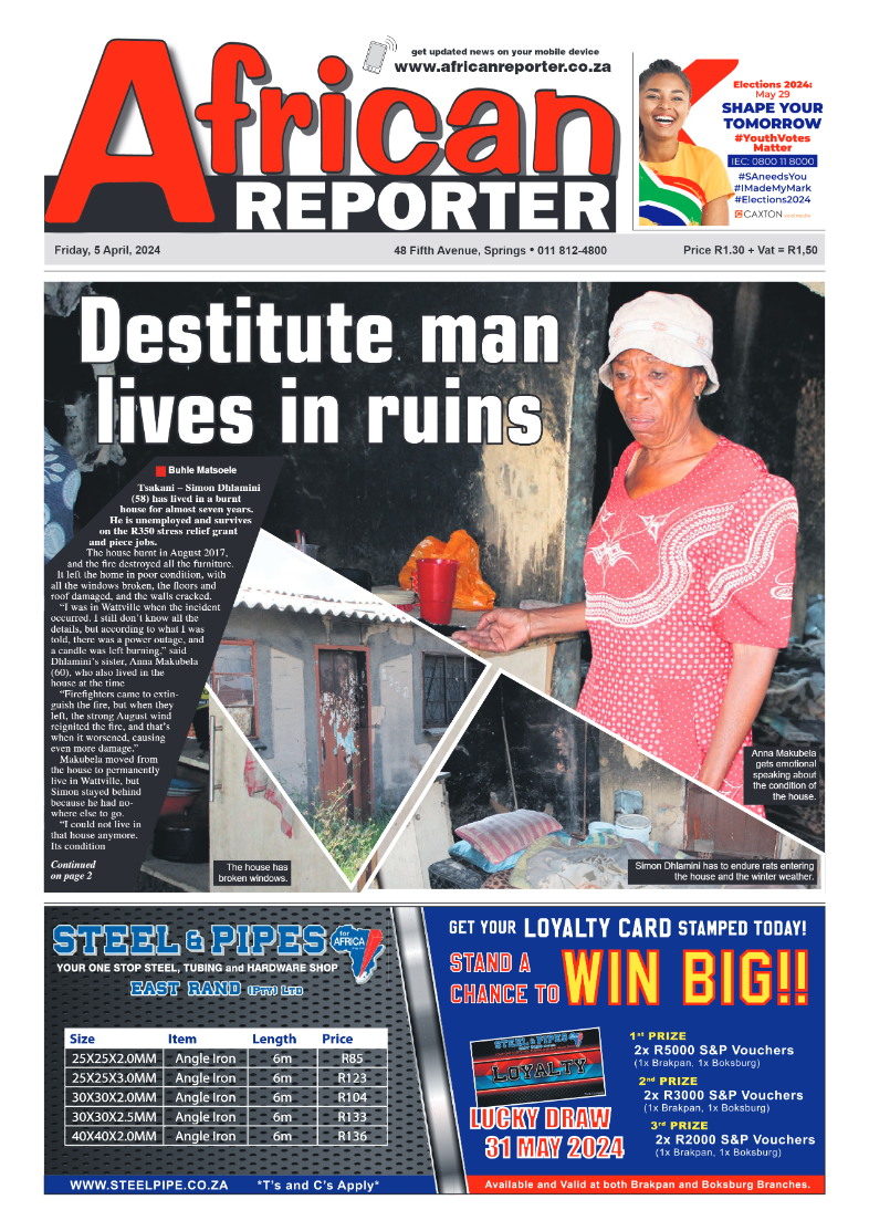 African Reporter 05 April 2024 page 1