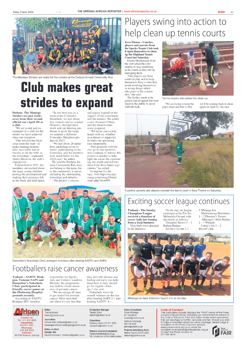 African Reporter 05 April 2024 page 11