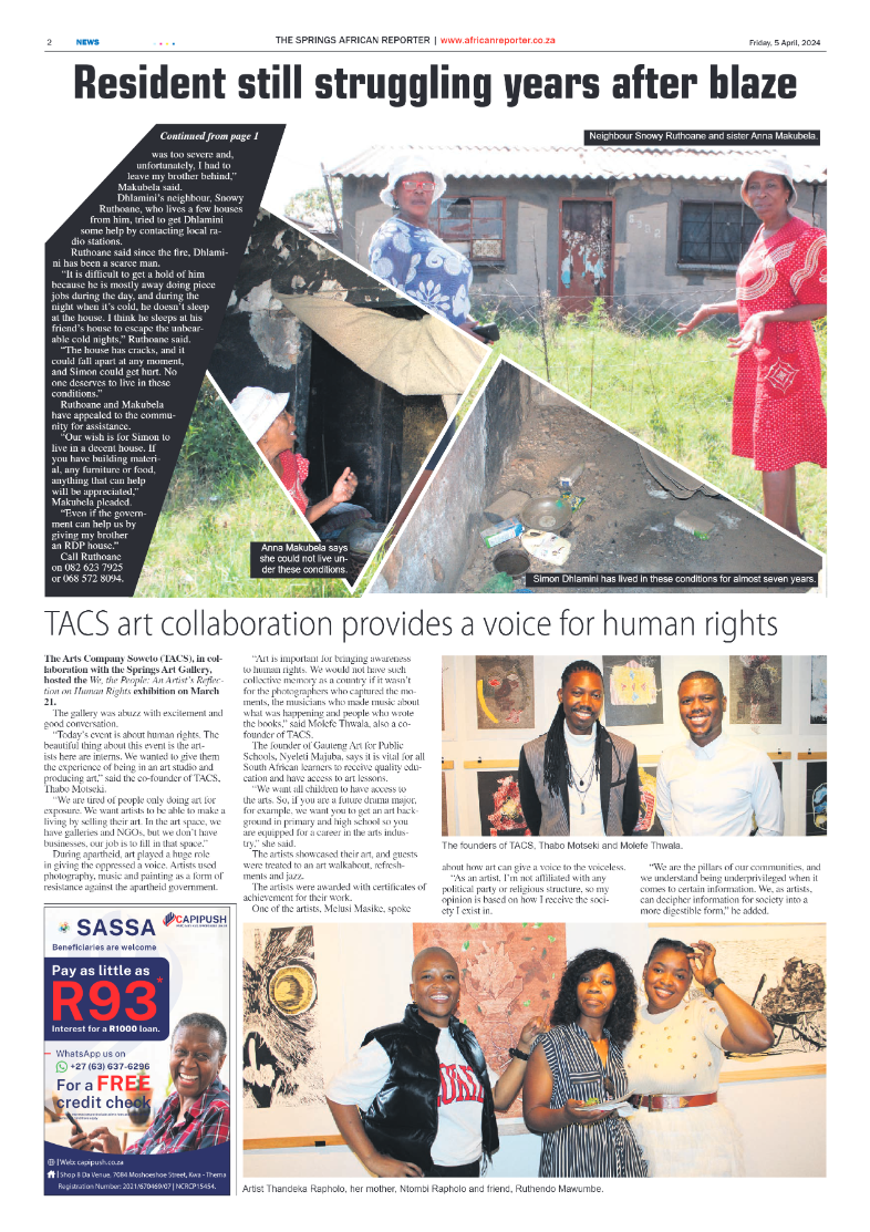 African Reporter 05 April 2024 page 2