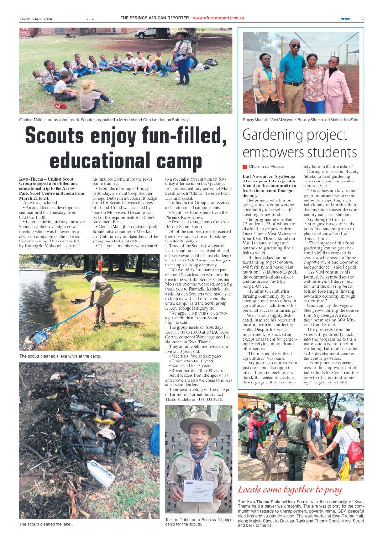 African Reporter 05 April 2024 page 5