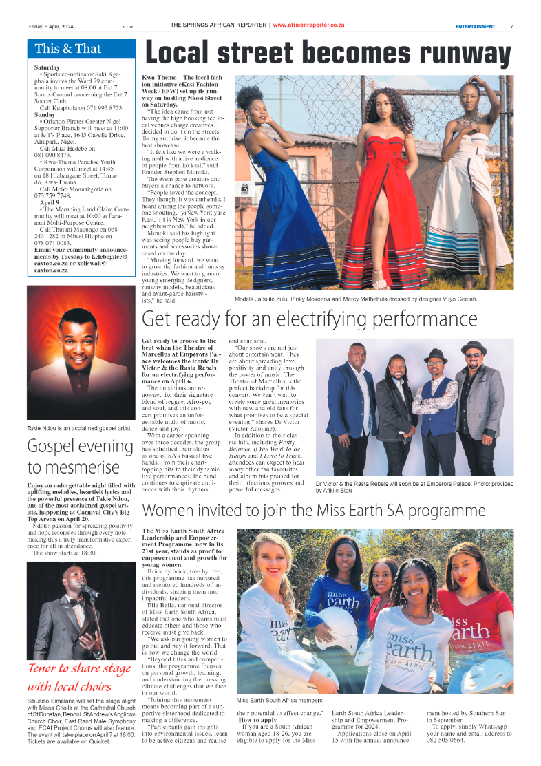 African Reporter 05 April 2024 page 7