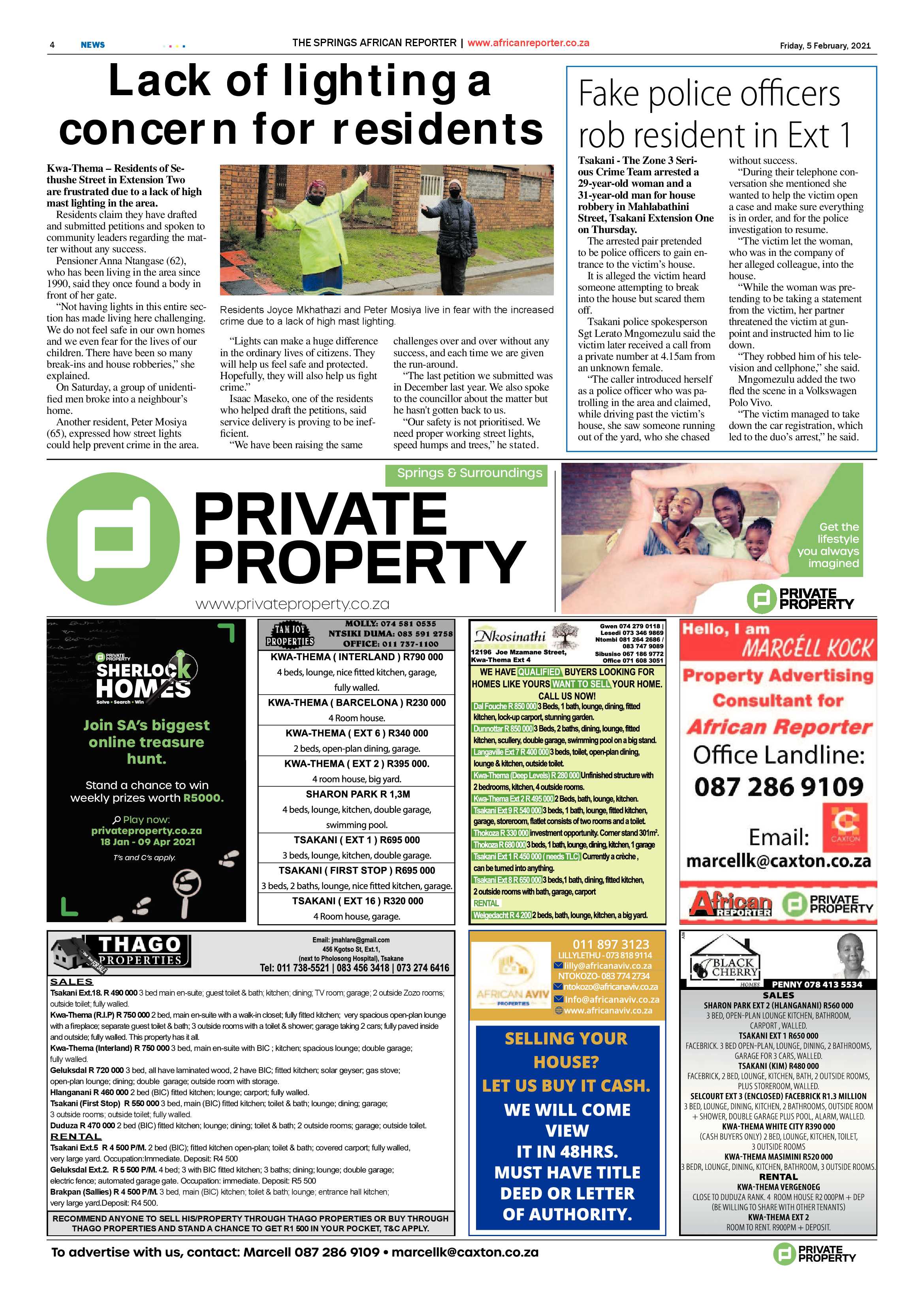 African Reporter 05 February 2021 page 4