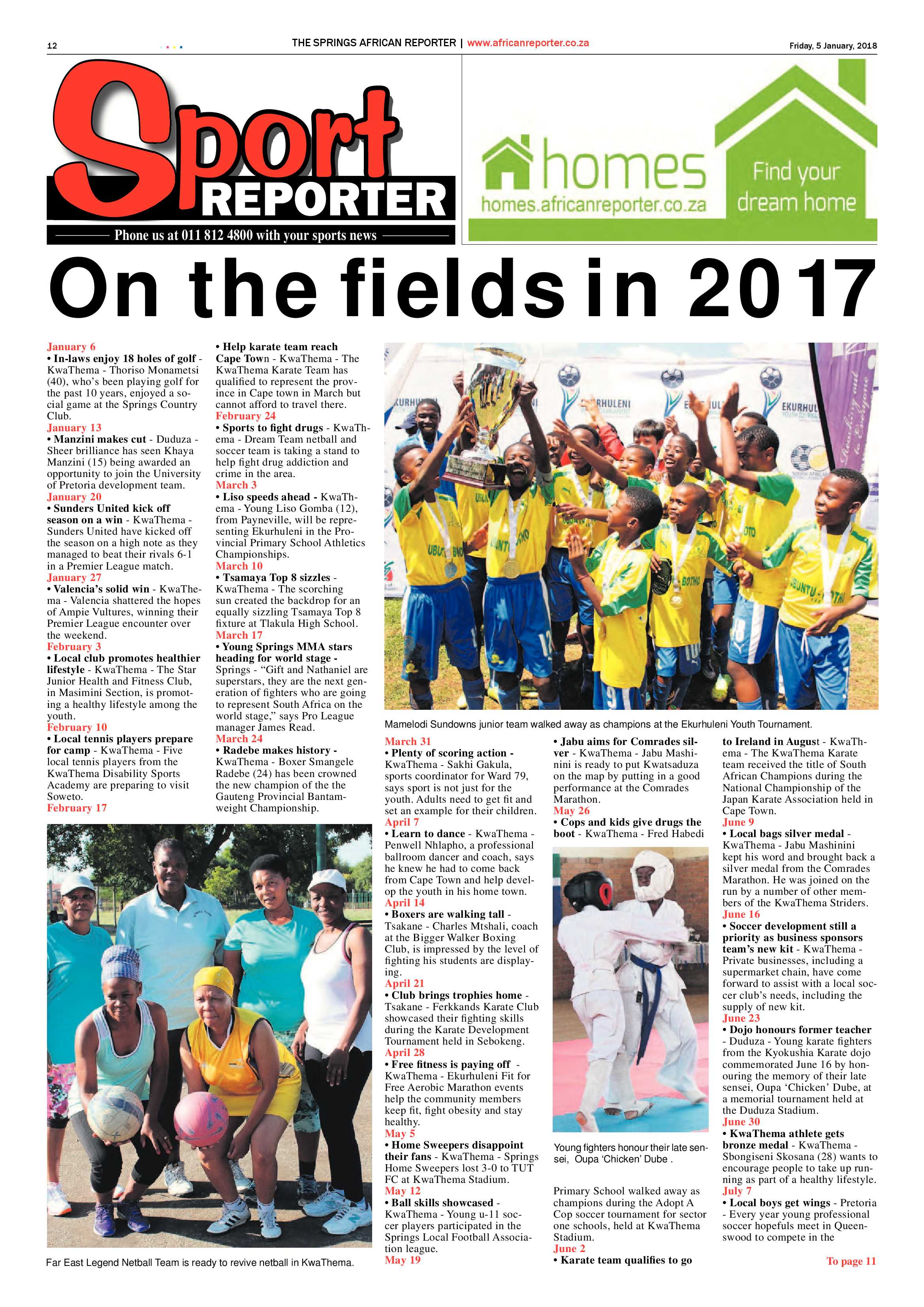 African Reporter 05 January 2018 page 12