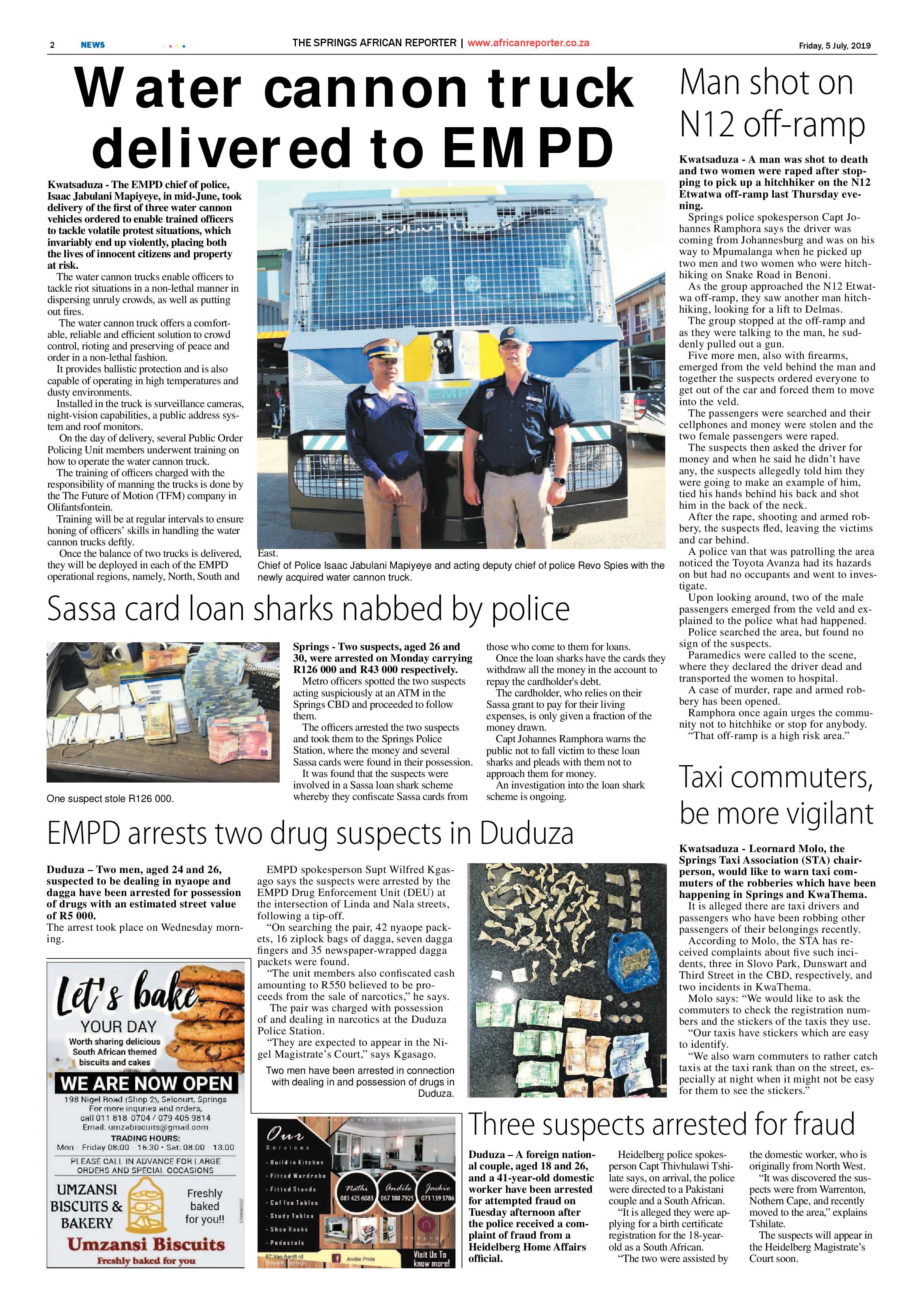 African Reporter 05 July 2019 page 2