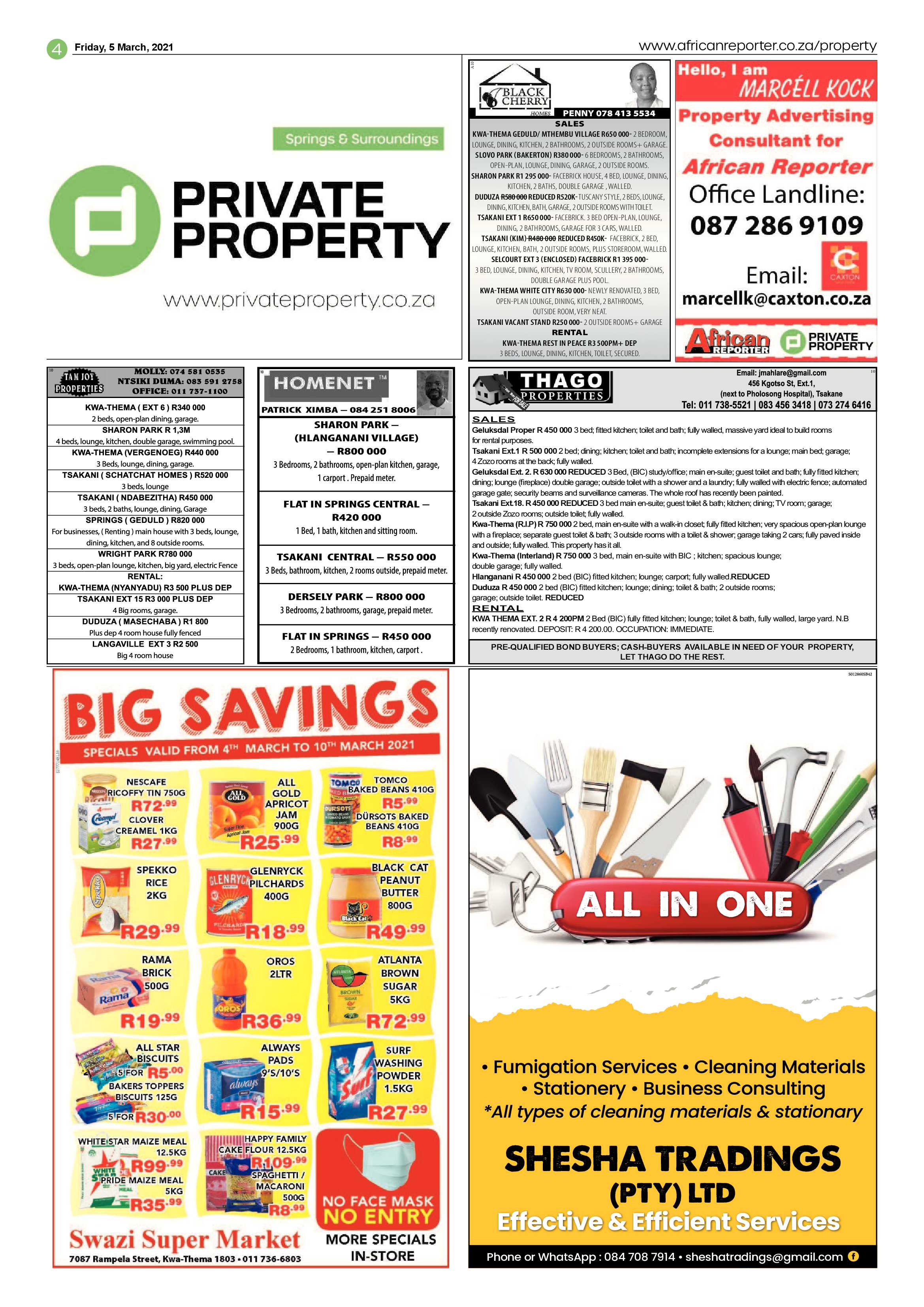 African Reporter 05 March 2021 page 5