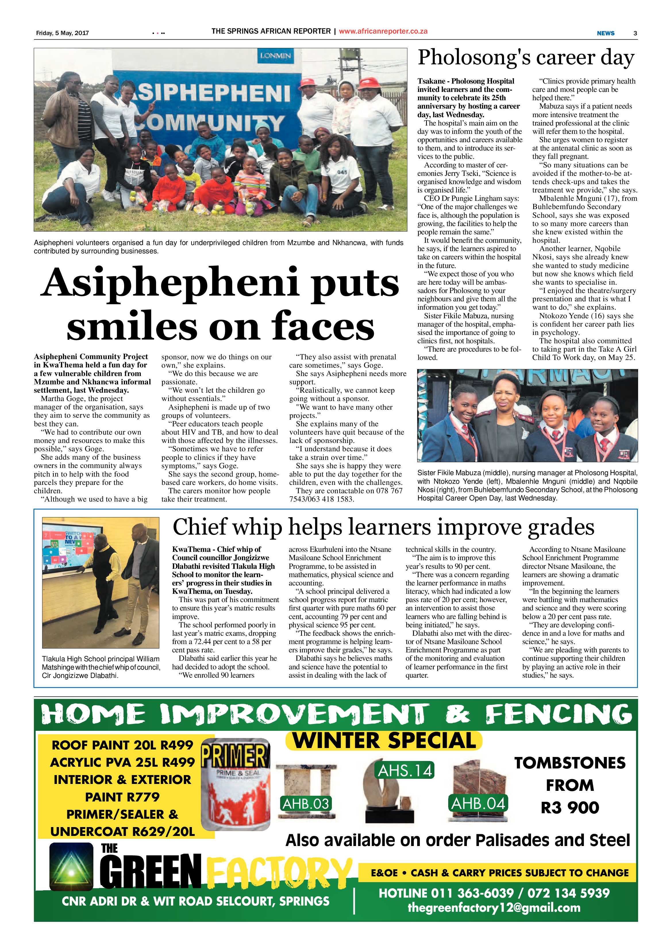African Reporter 05 May 2017 page 3