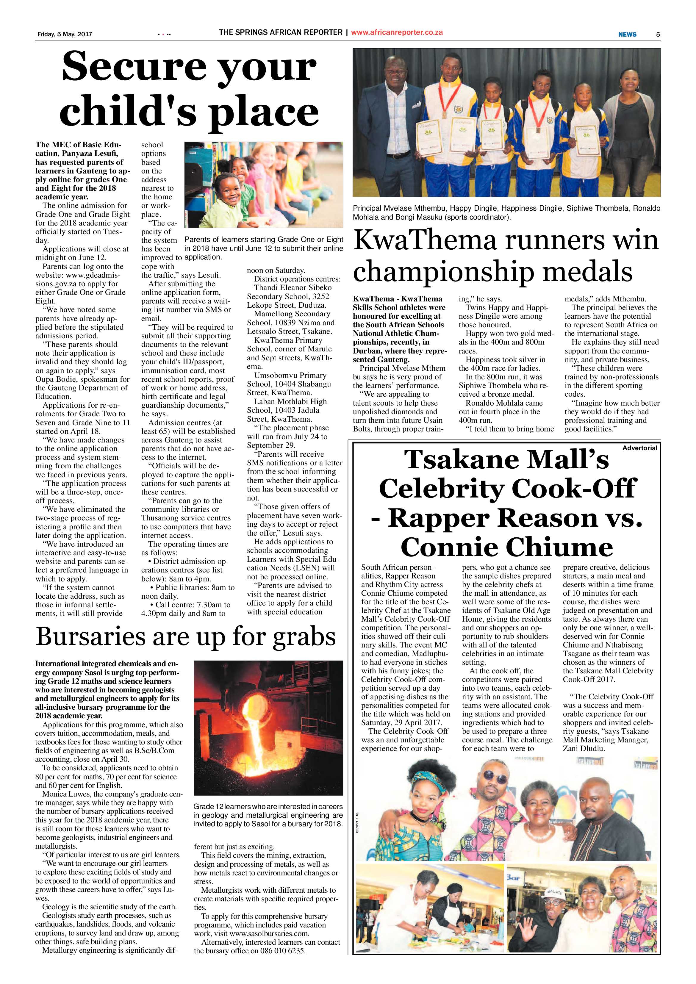 African Reporter 05 May 2017 page 5