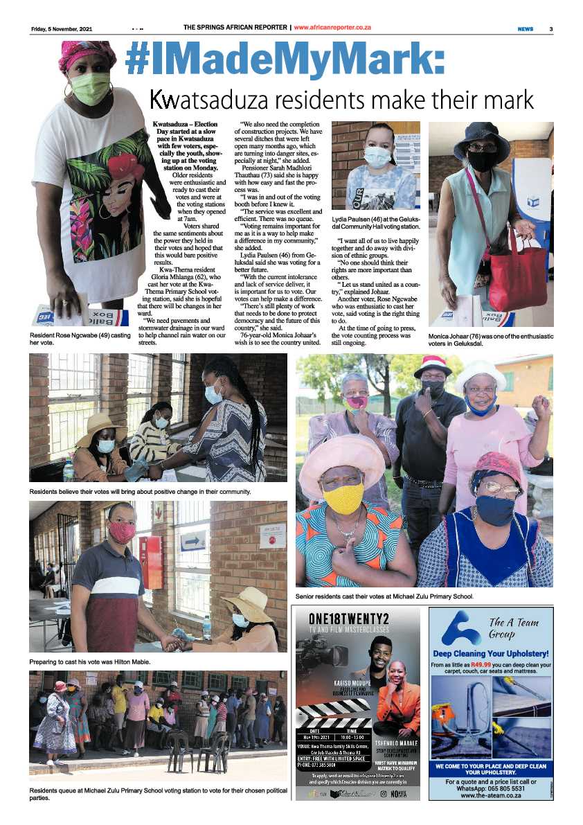 African Reporter 05 November 2021 page 3