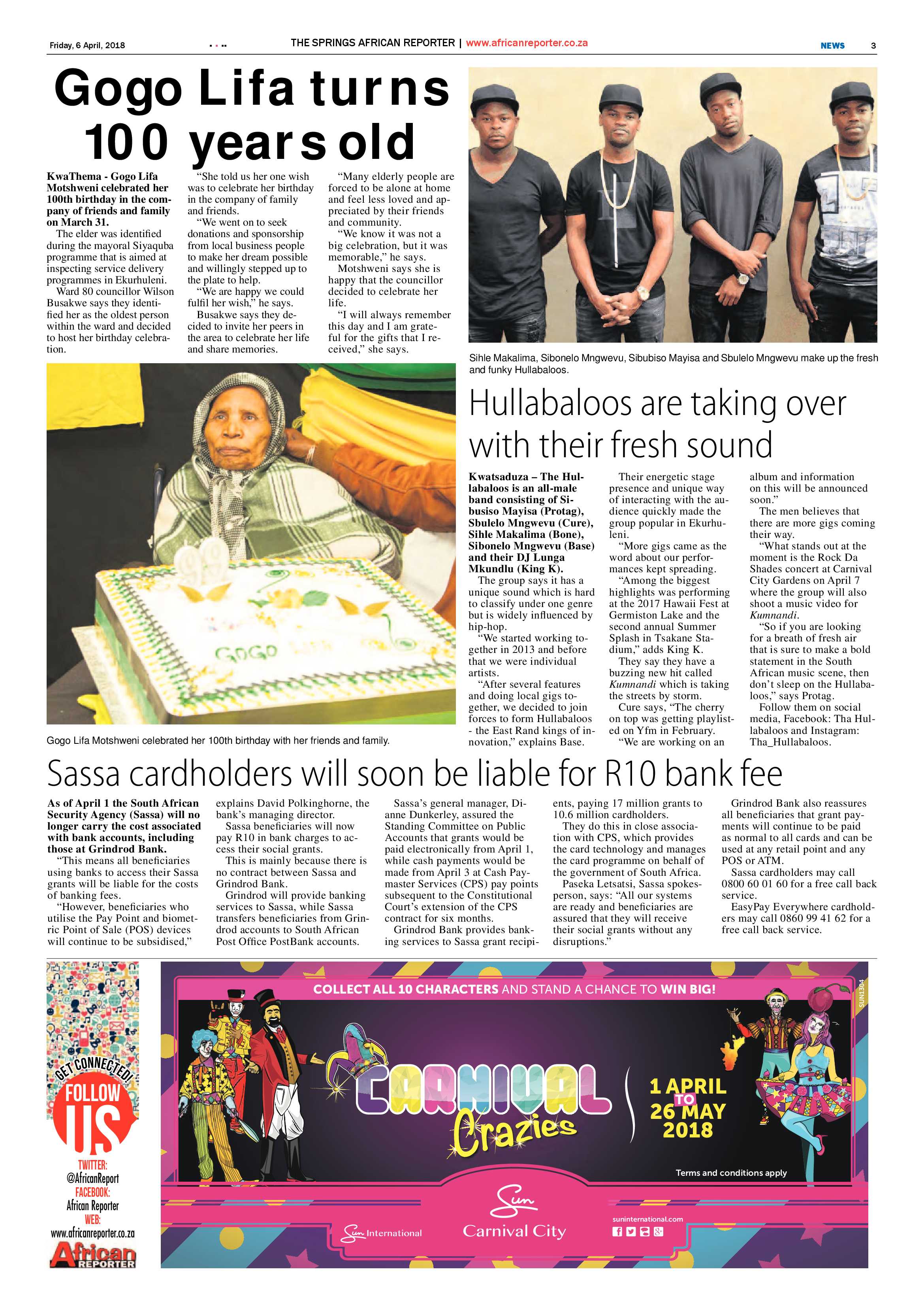 African Reporter 06 April 2018 page 3