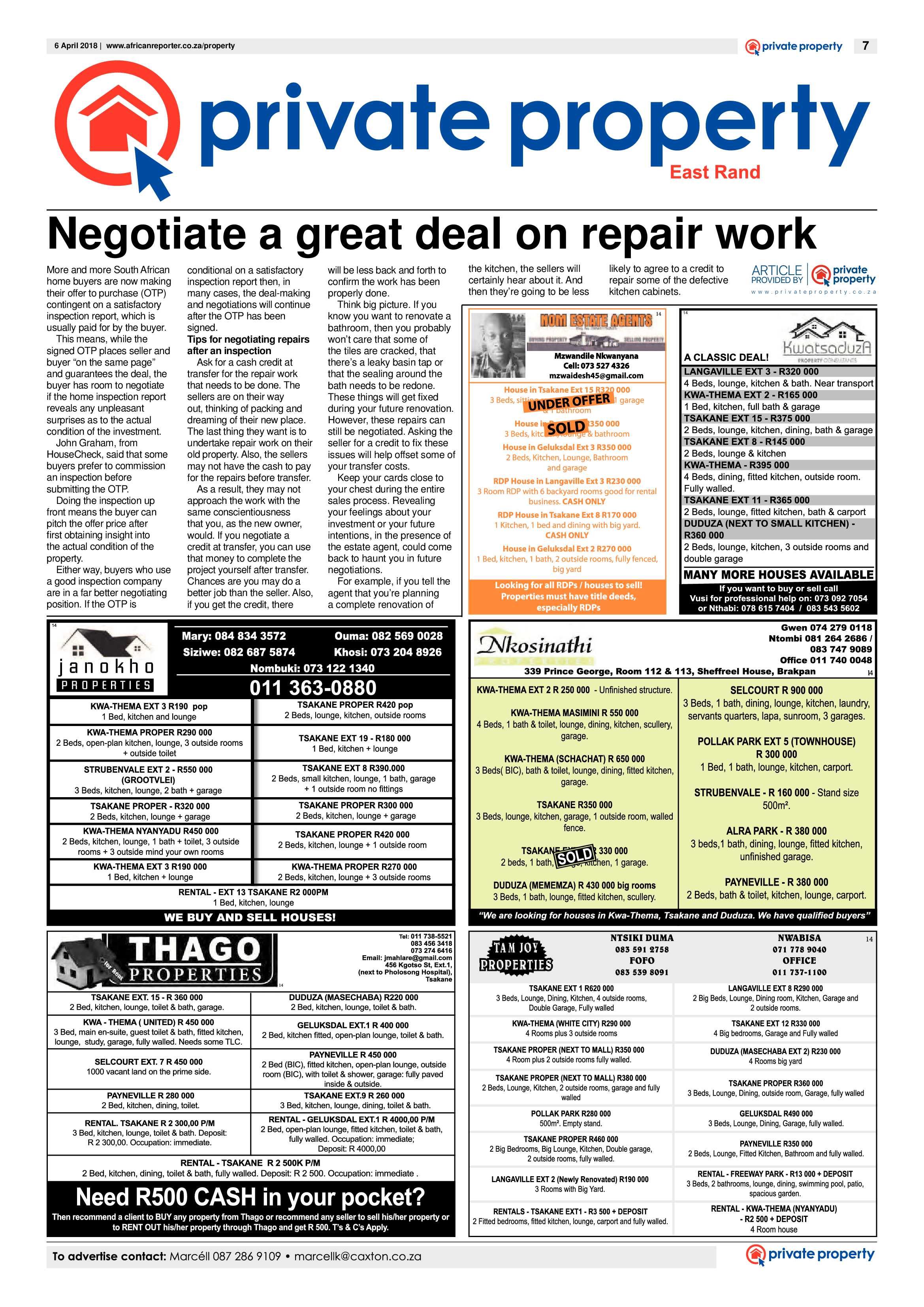African Reporter 06 April 2018 page 7