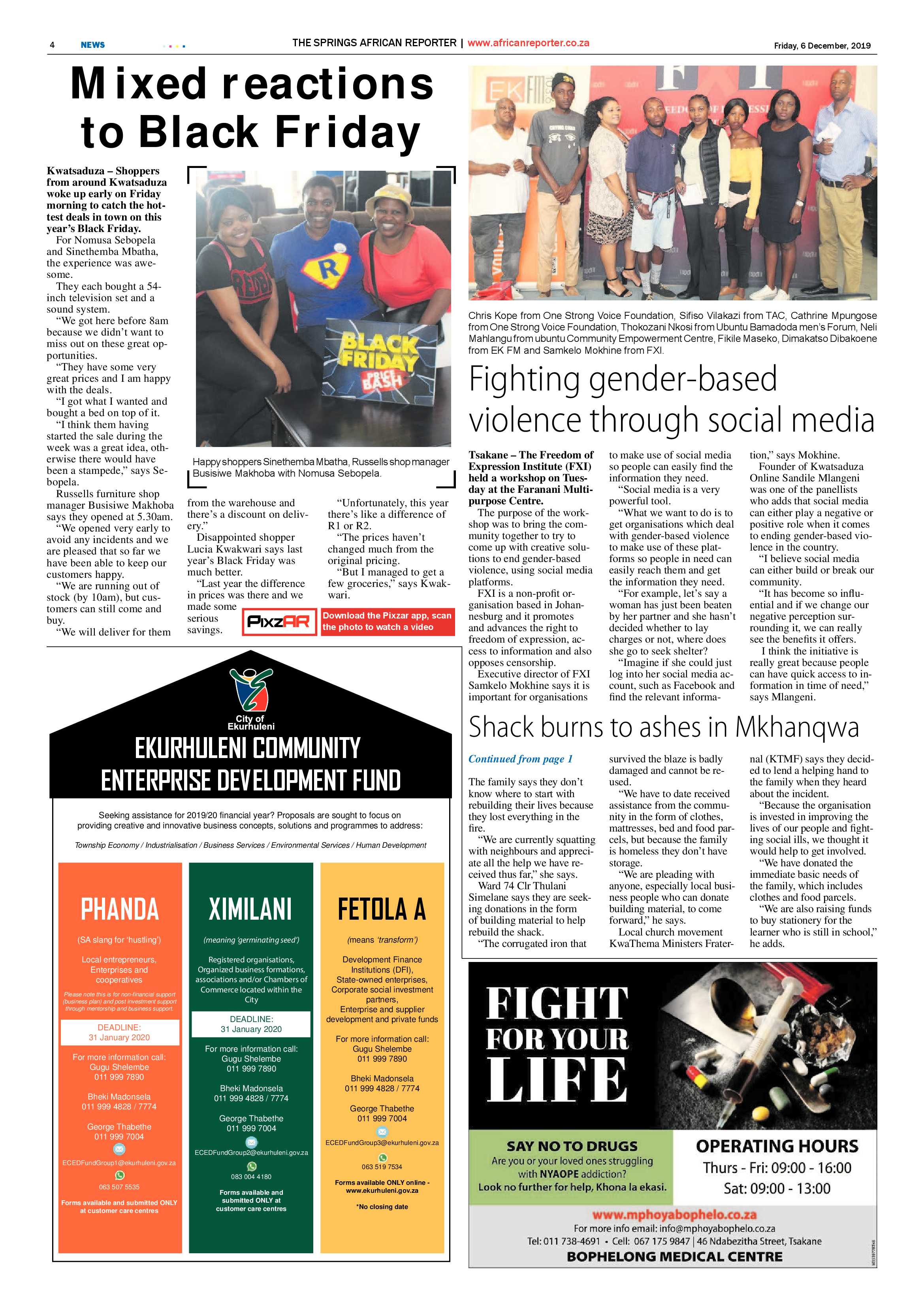 African Reporter 06 December 2019 page 4