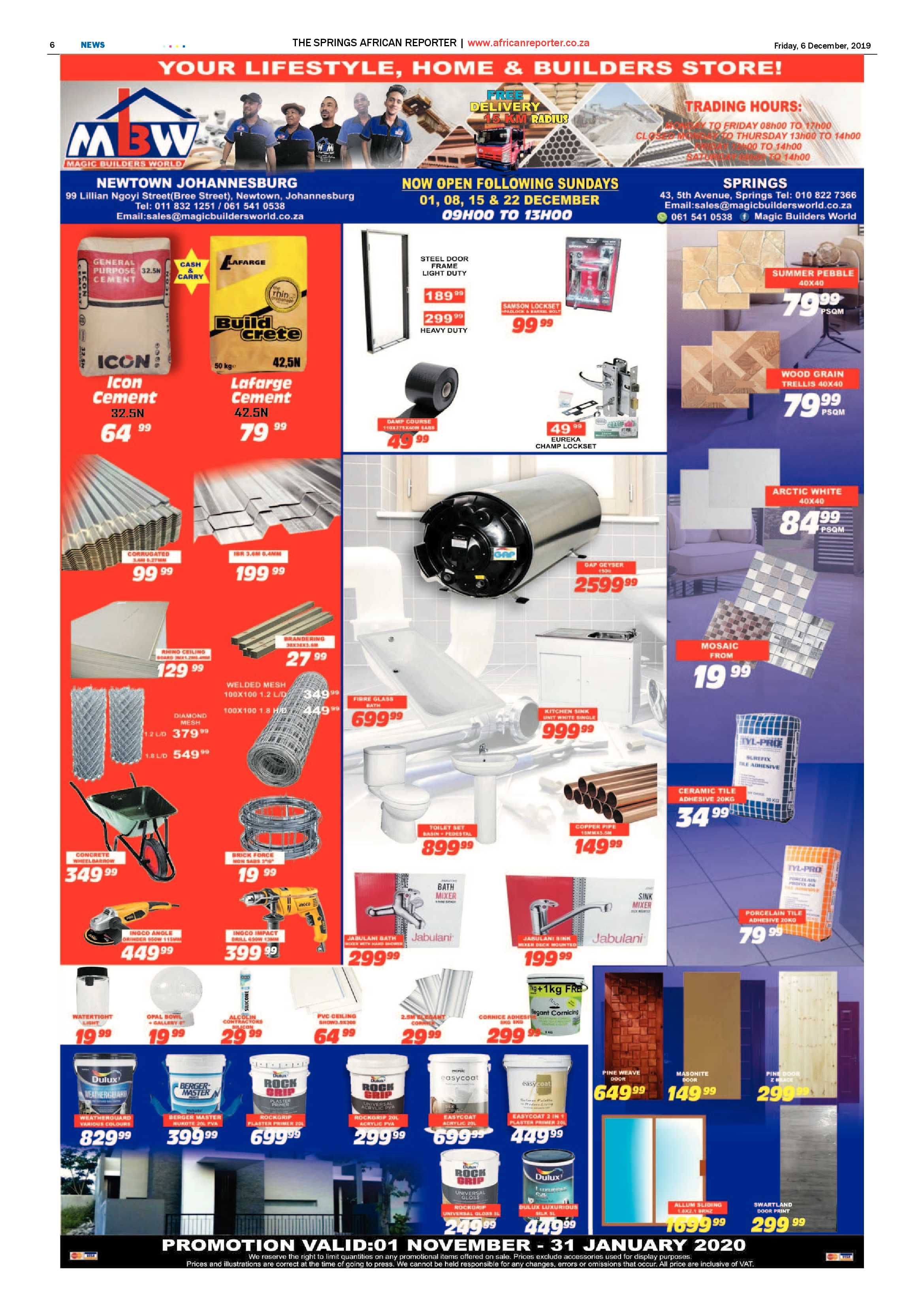 African Reporter 06 December 2019 page 6