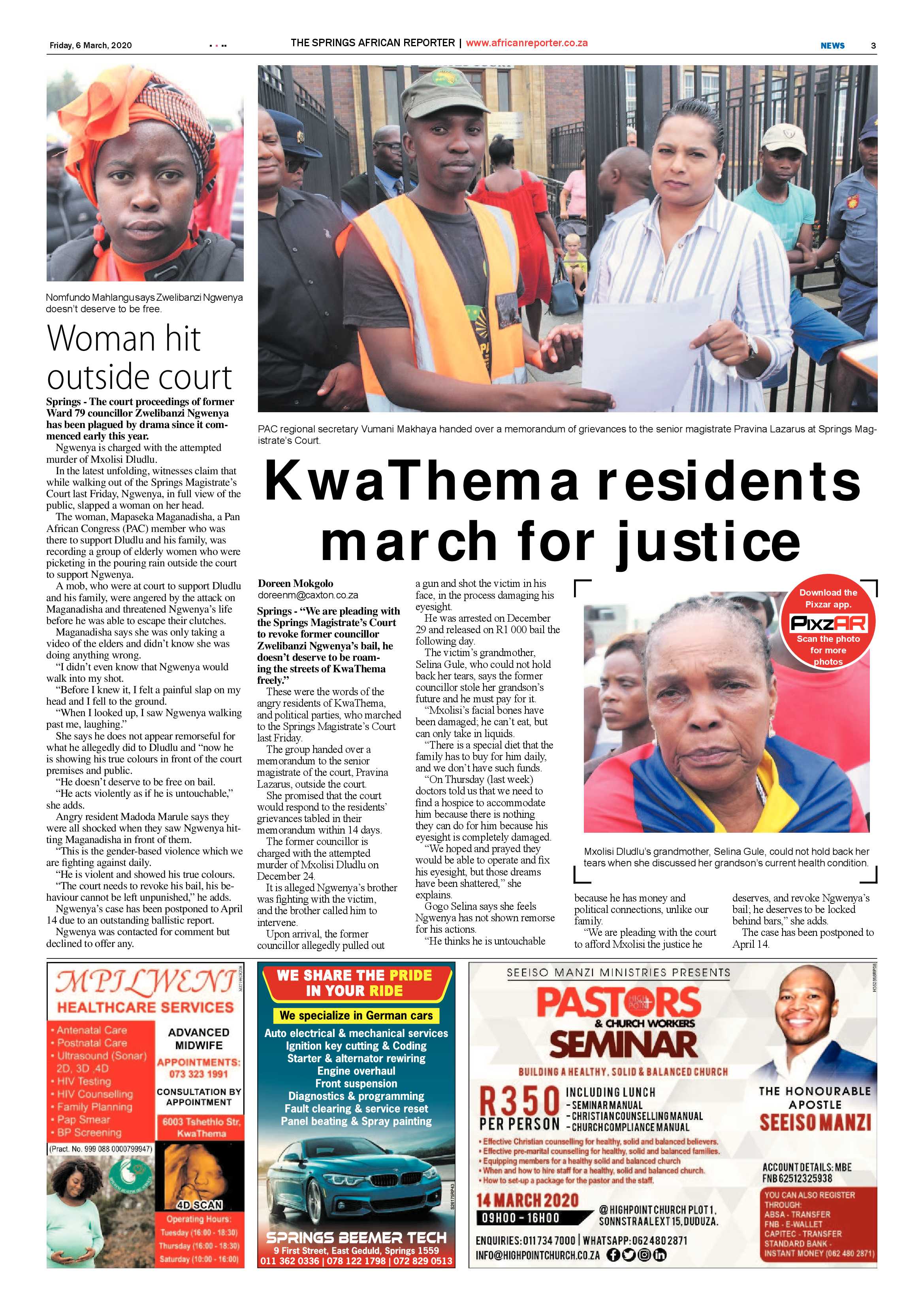 African Reporter 06 March 2020 page 3
