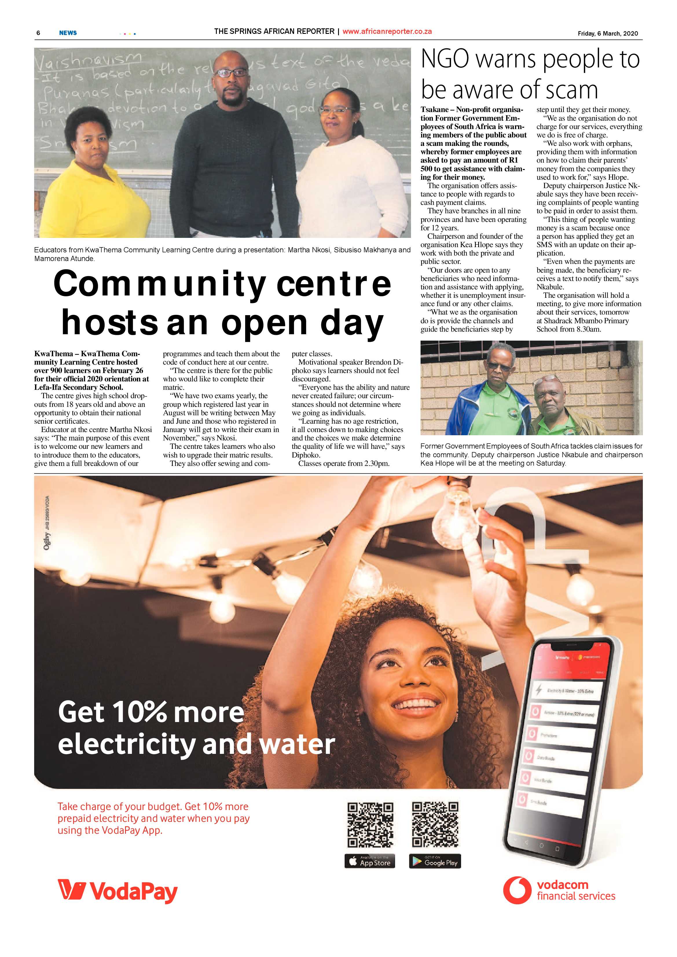 African Reporter 06 March 2020 page 6