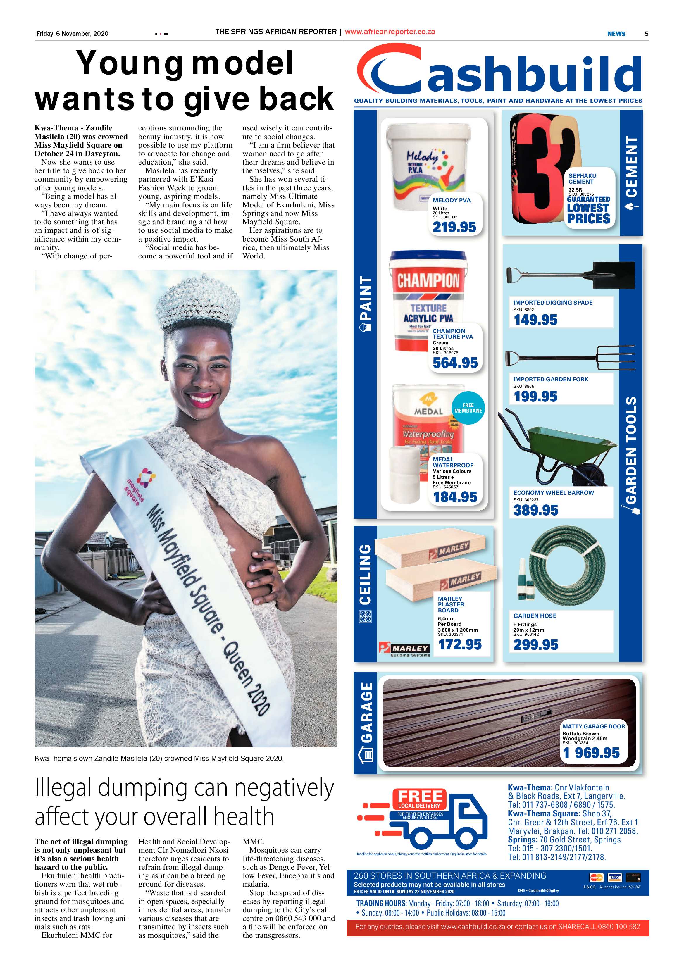 African Reporter 06 November 2020 page 5