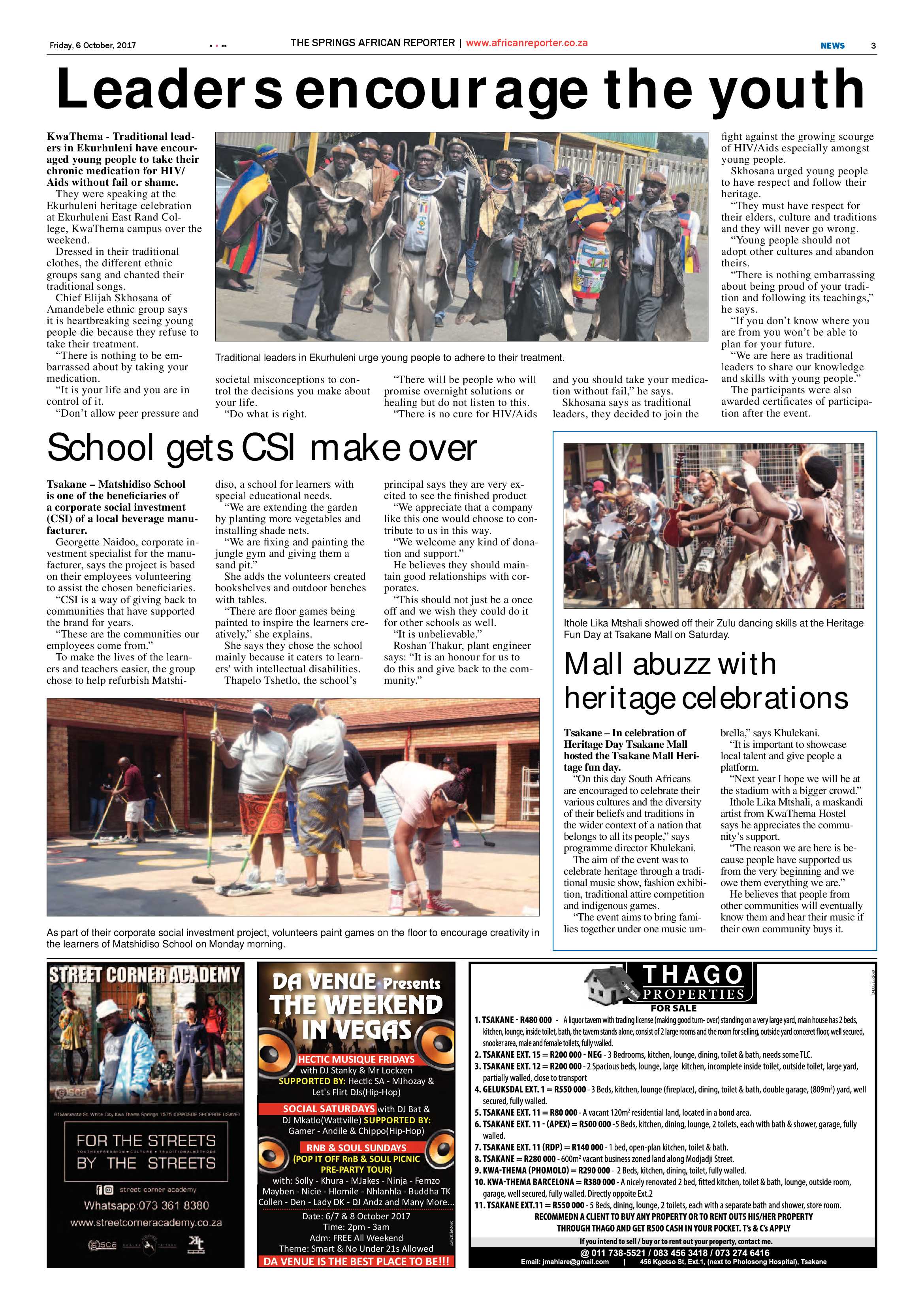 African Reporter 06 October 2017 page 3