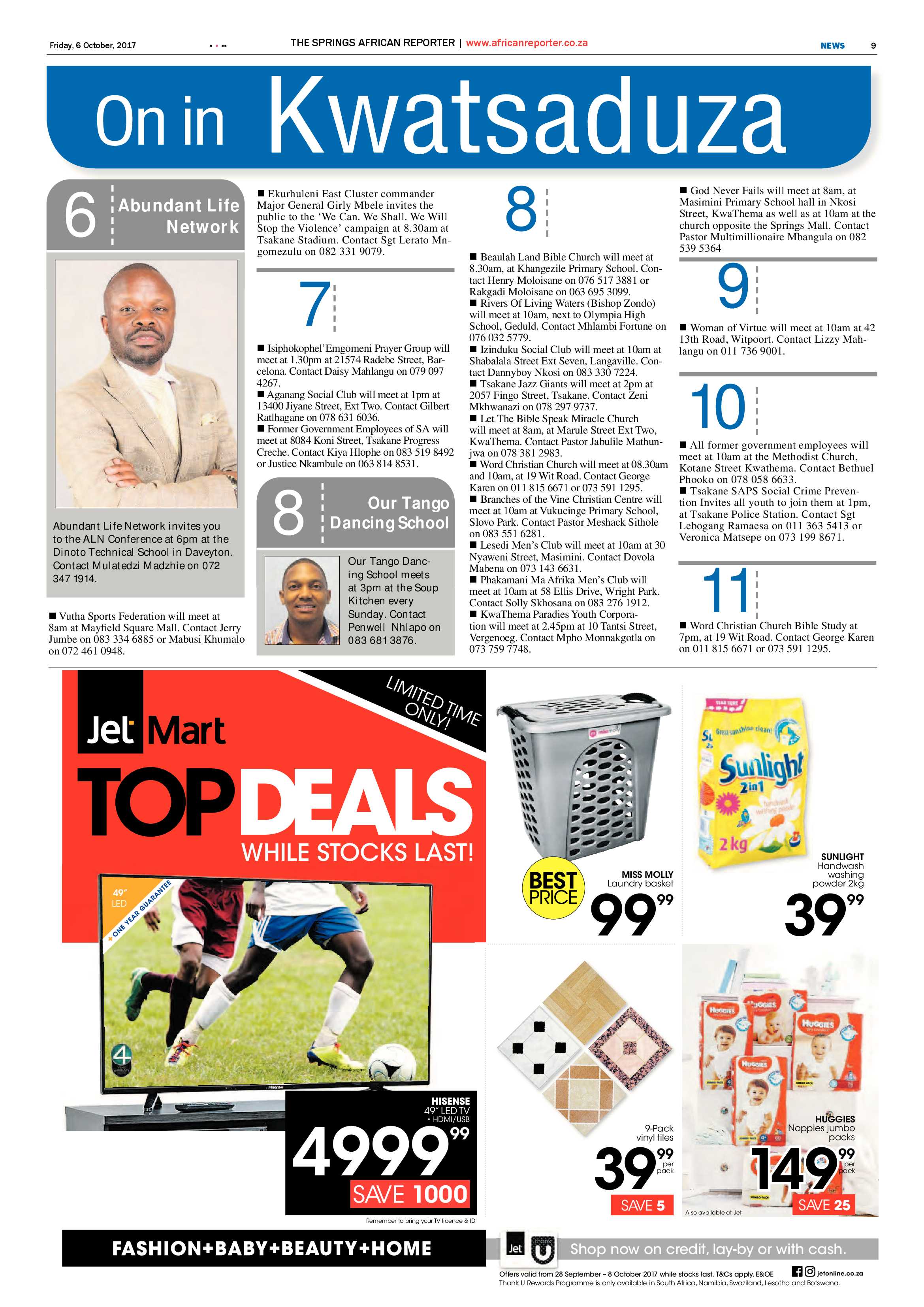 African Reporter 06 October 2017 page 9