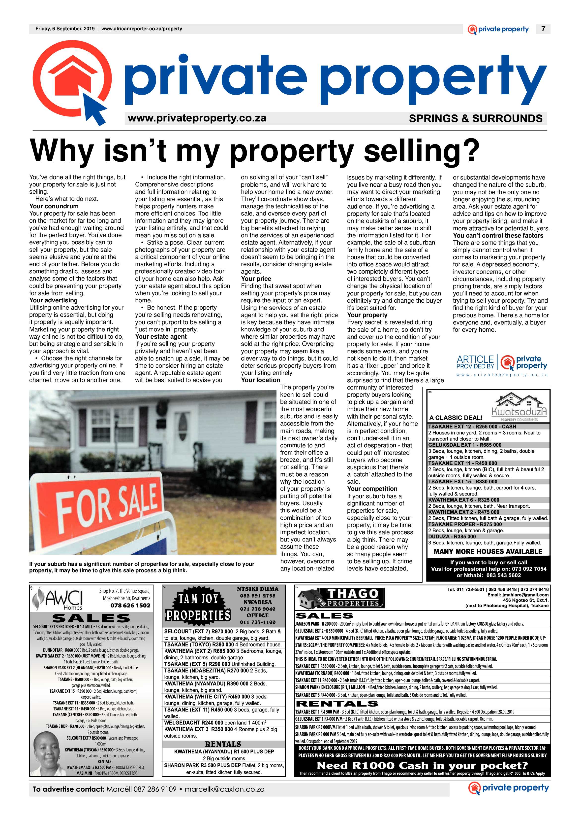African Reporter 06 September 2019 page 7