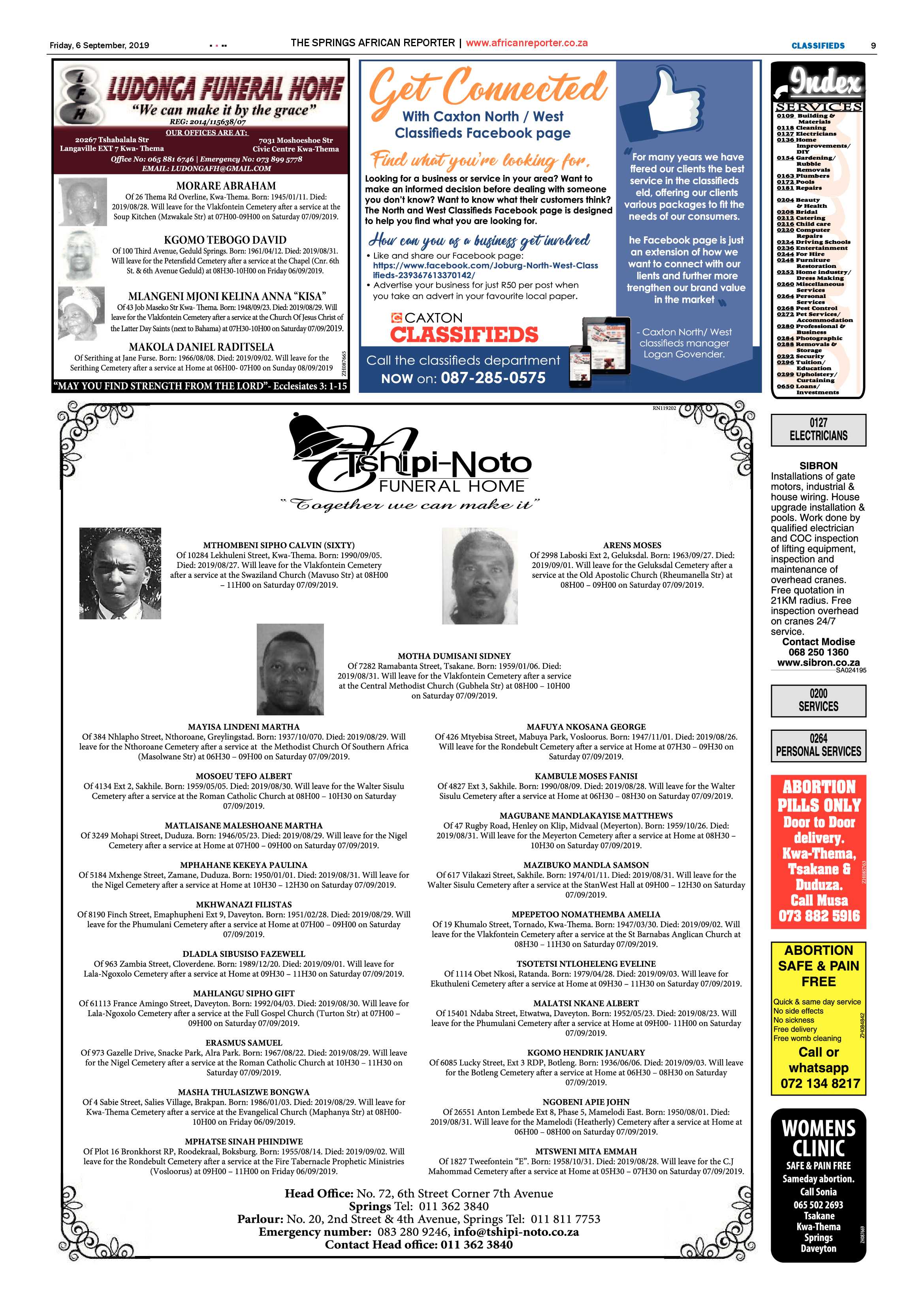 African Reporter 06 September 2019 page 9