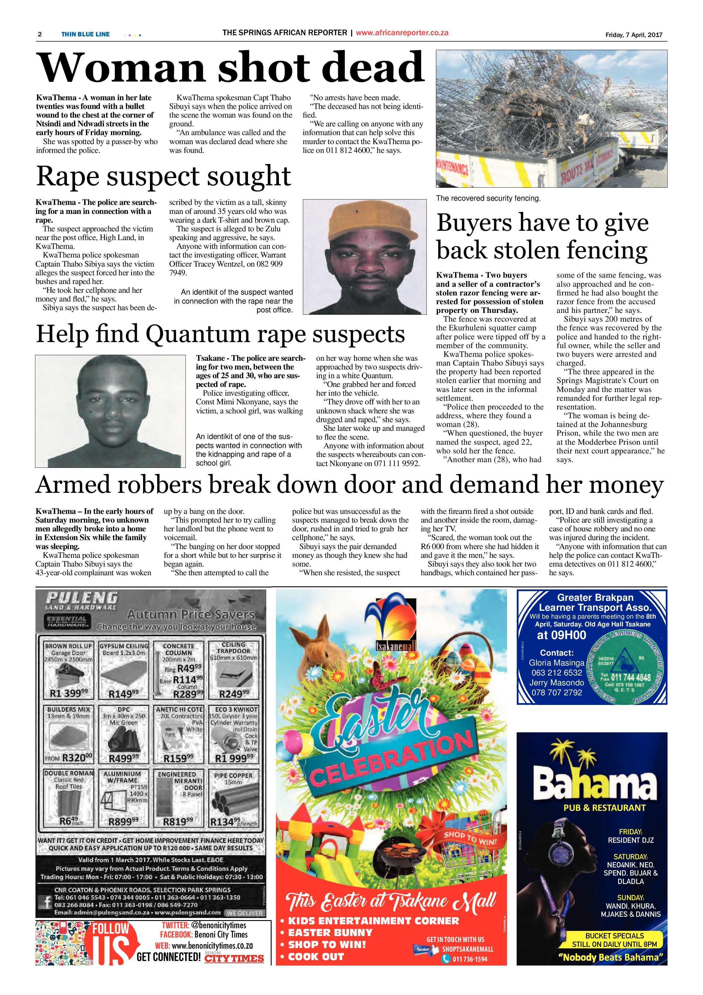 African Reporter 07 April 2017 page 2