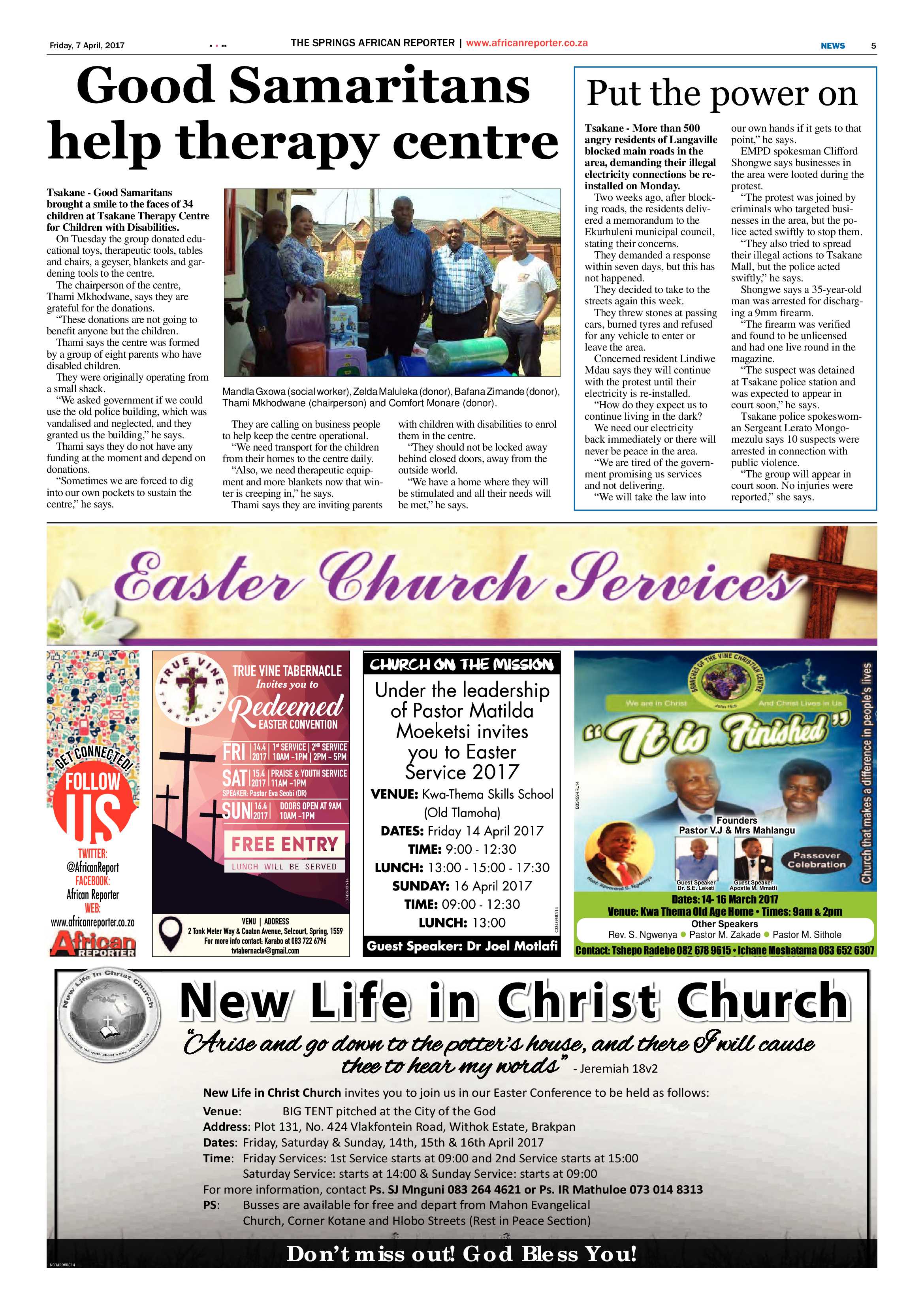 African Reporter 07 April 2017 page 5