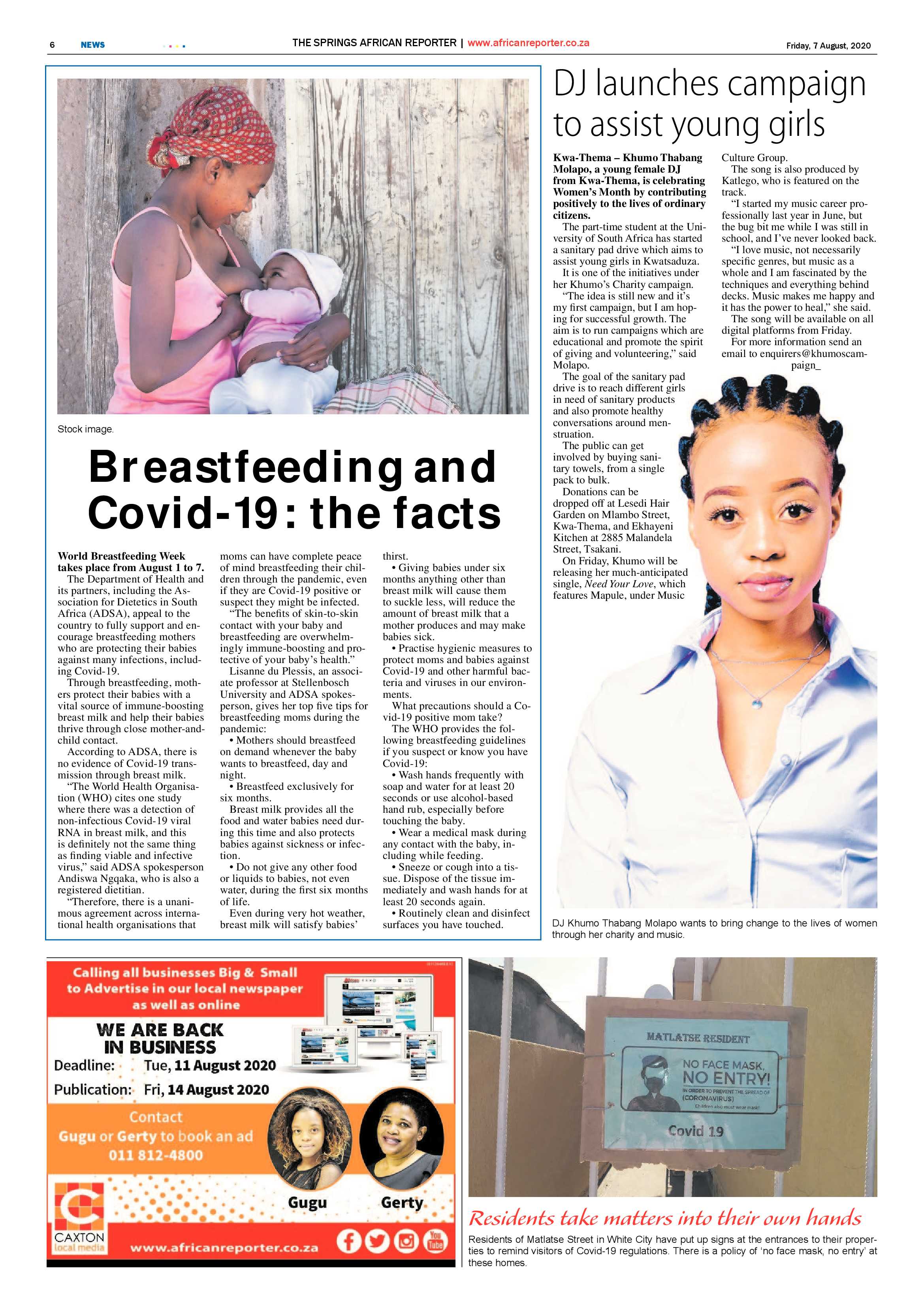 African Reporter 07 August 2020 page 6