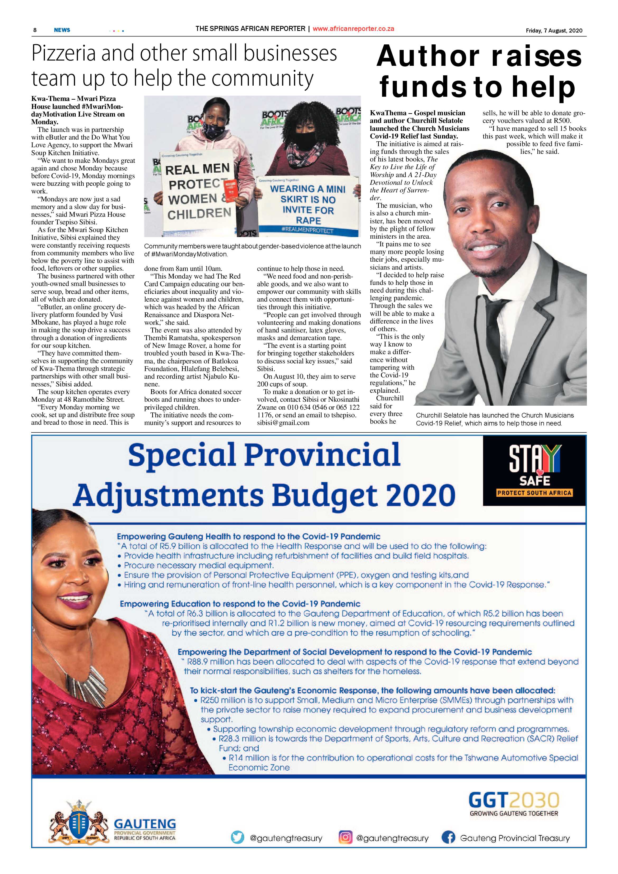 African Reporter 07 August 2020 page 8