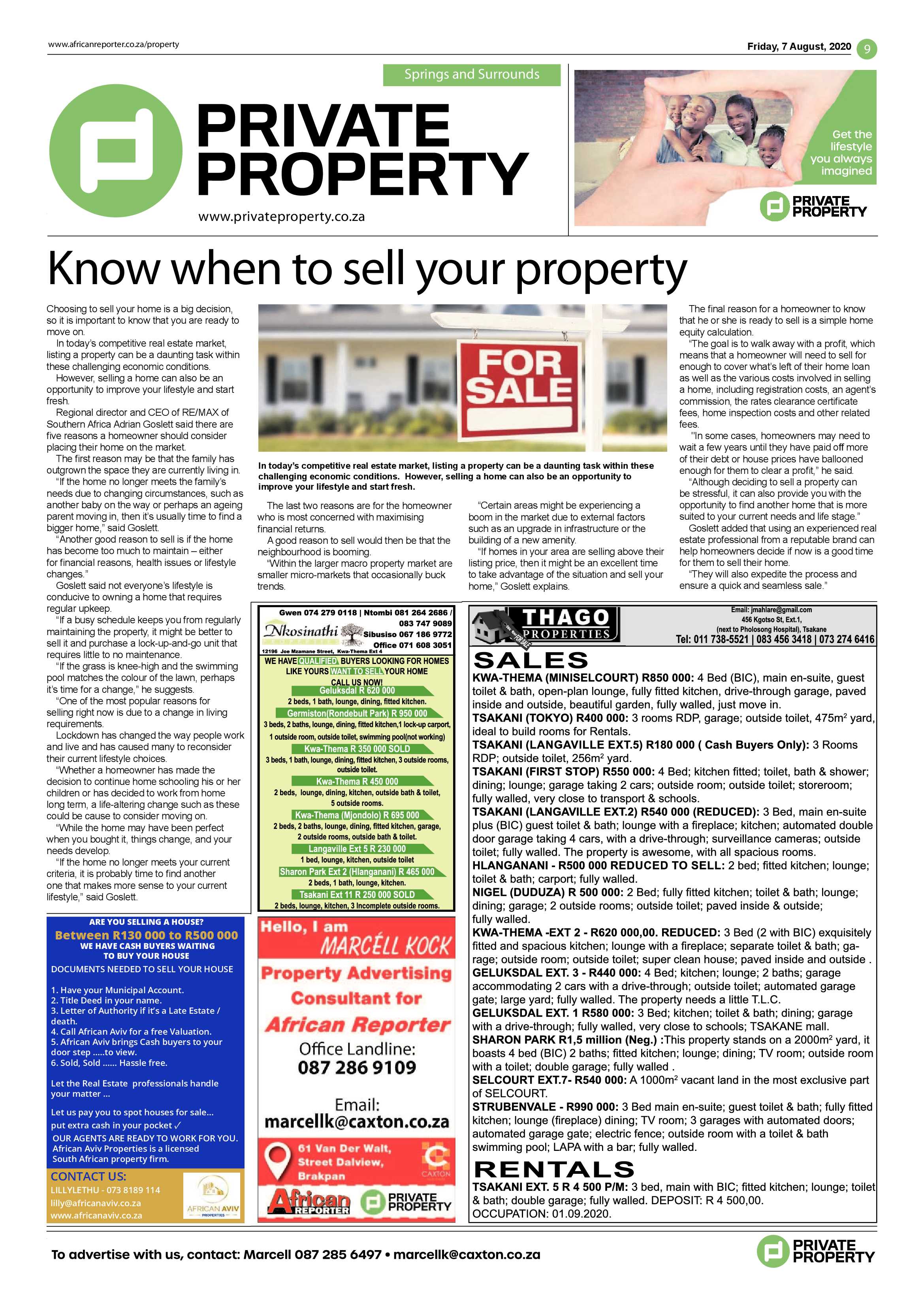 African Reporter 07 August 2020 page 9