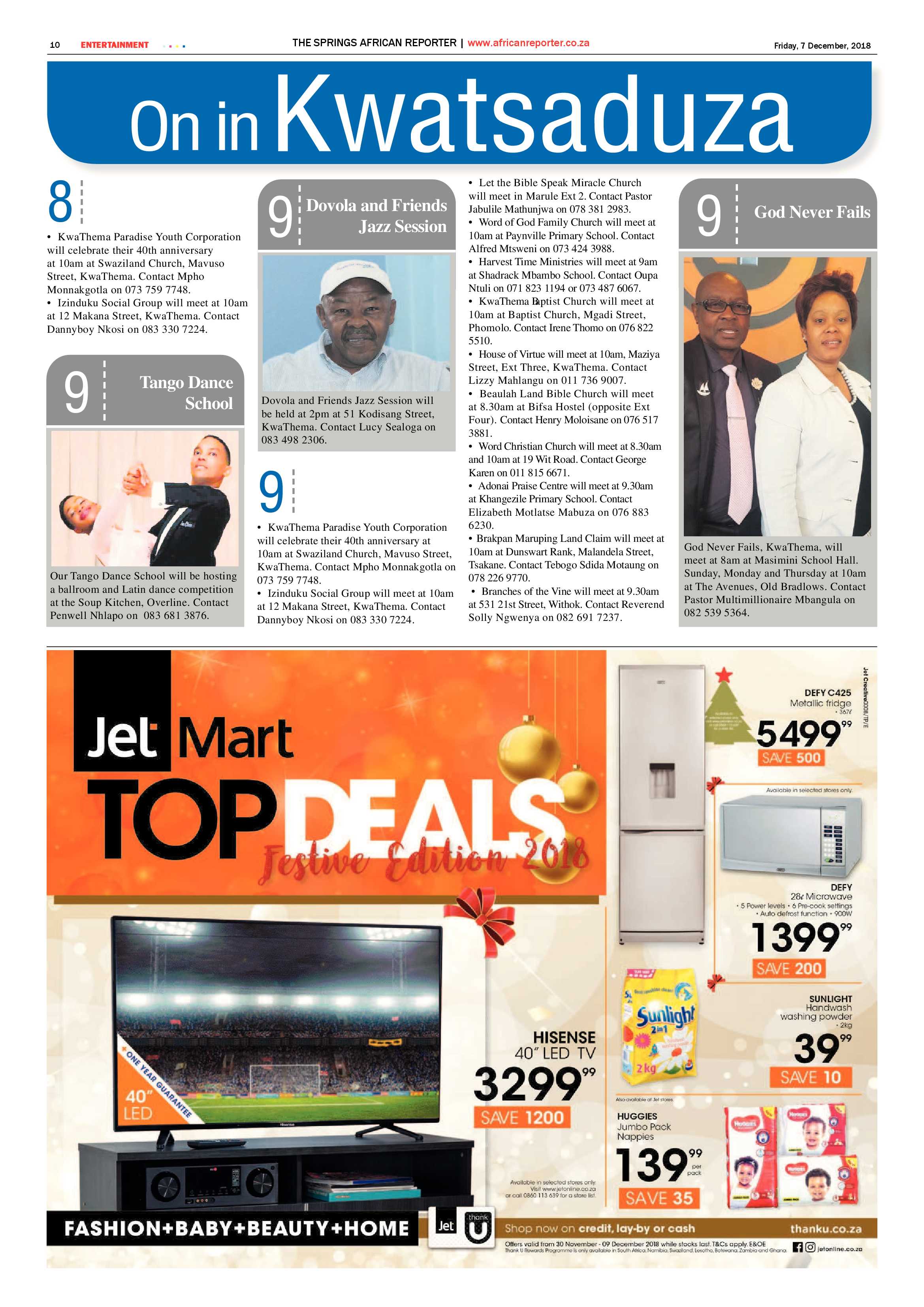 African Reporter 07 December 2018 page 10