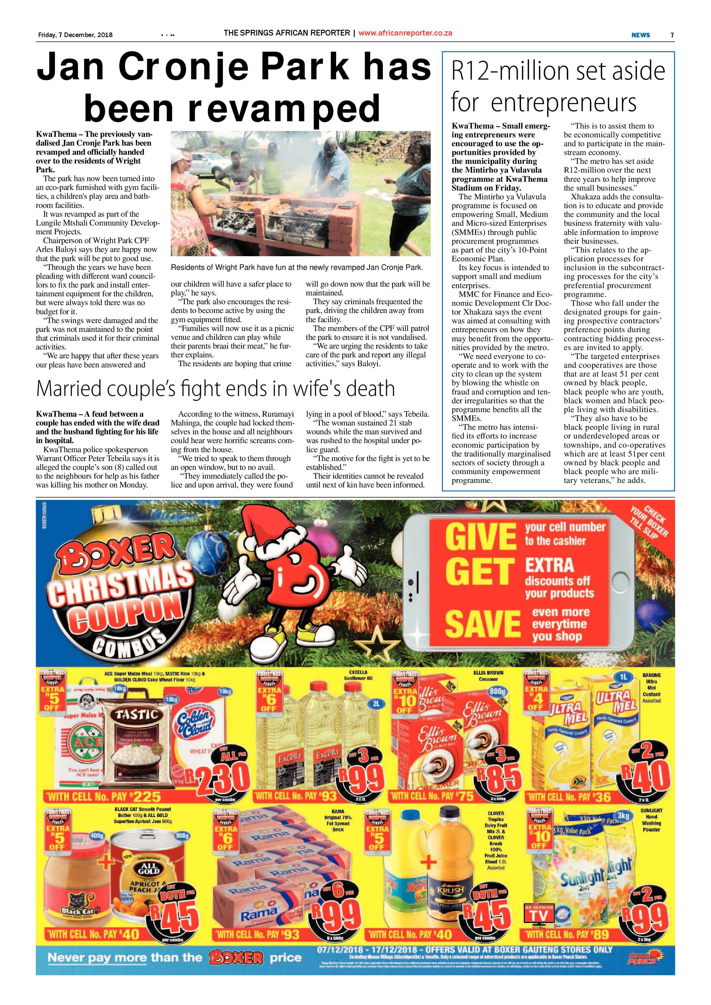 African Reporter 07 December 2018 page 7