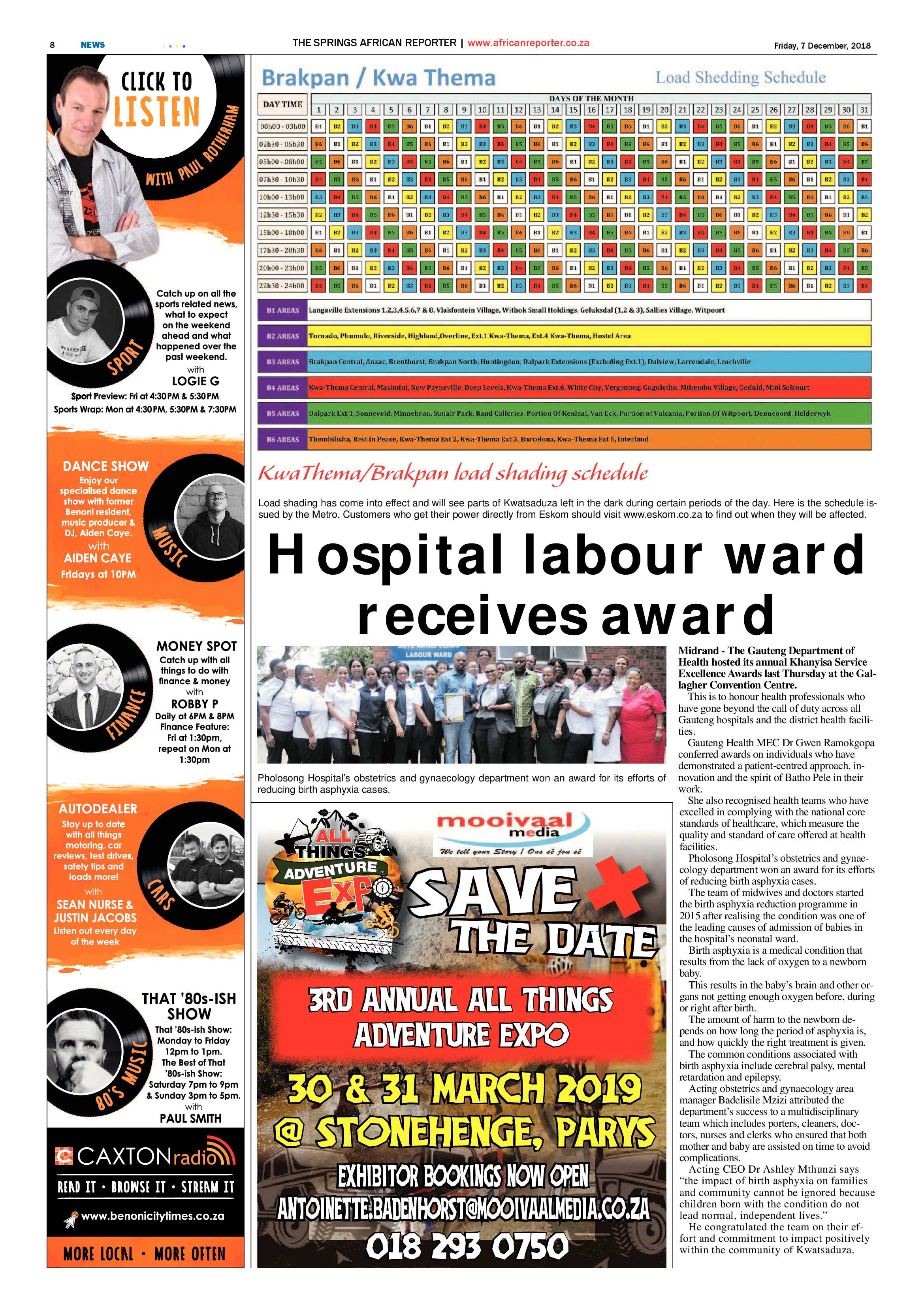 African Reporter 07 December 2018 page 8