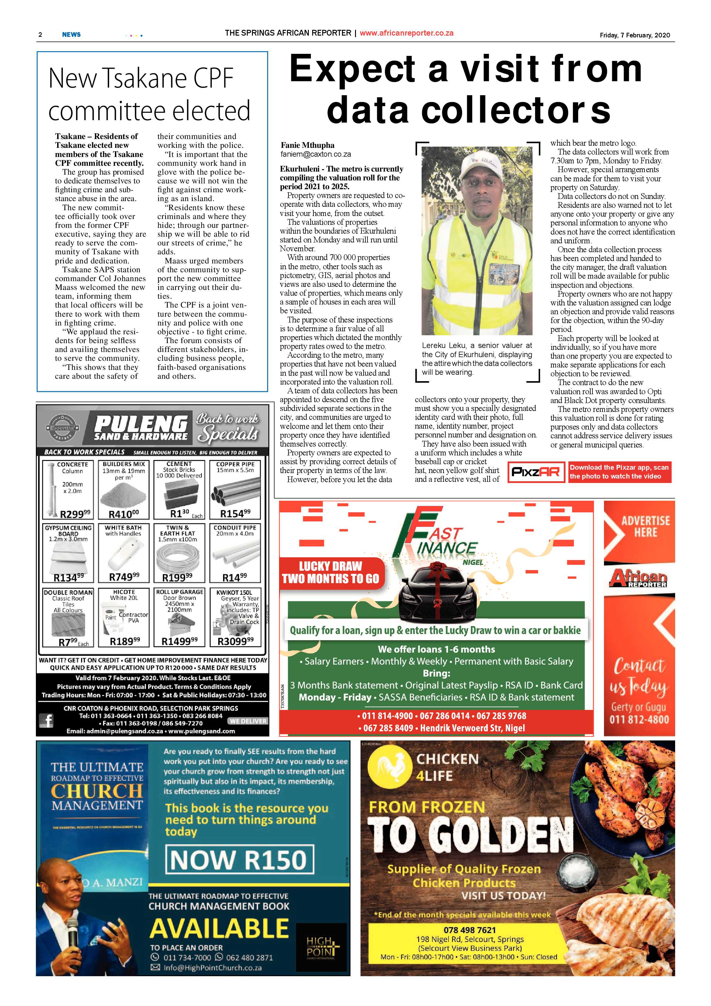 African Reporter 07 February 2020 page 2