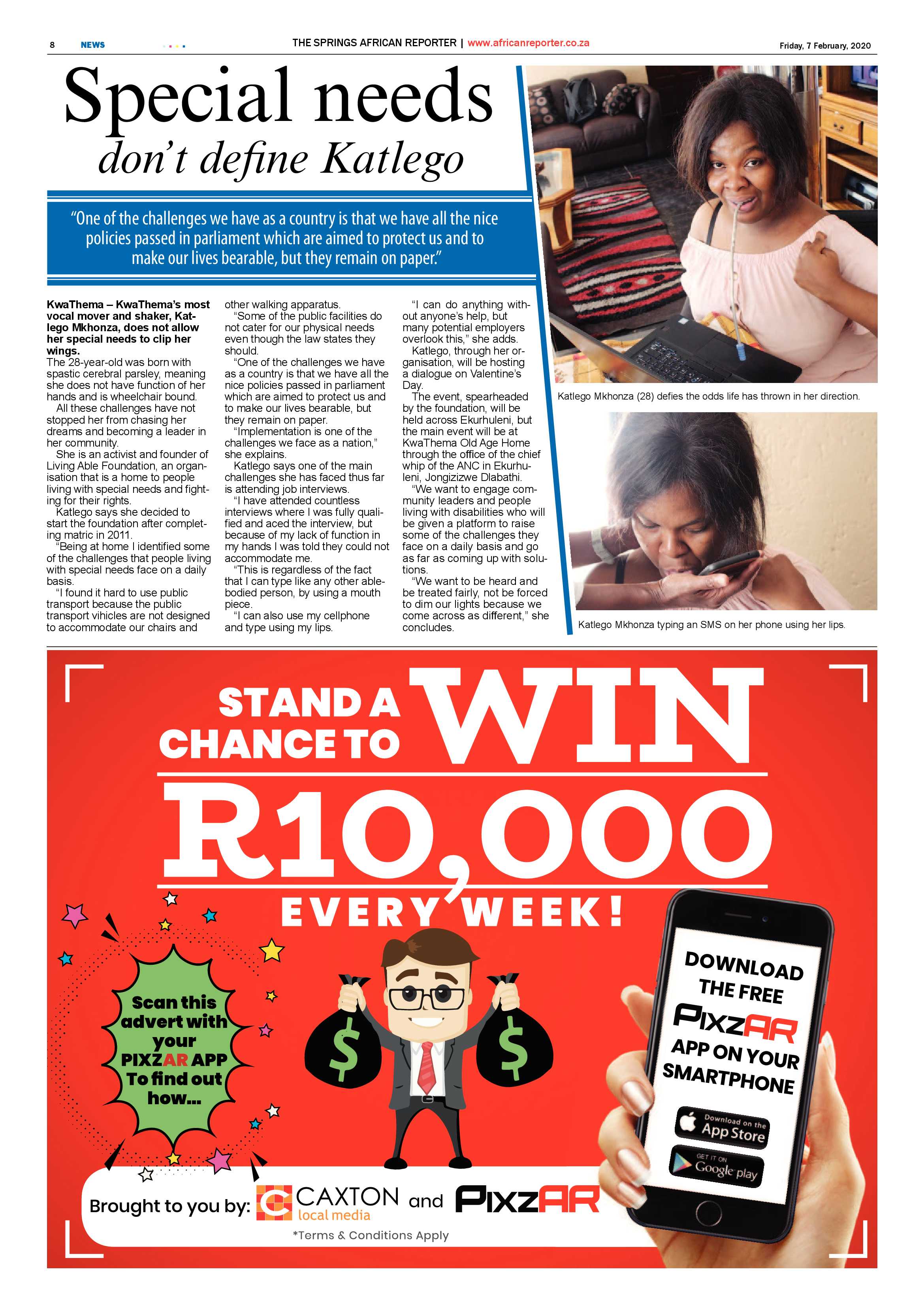 African Reporter 07 February 2020 page 8