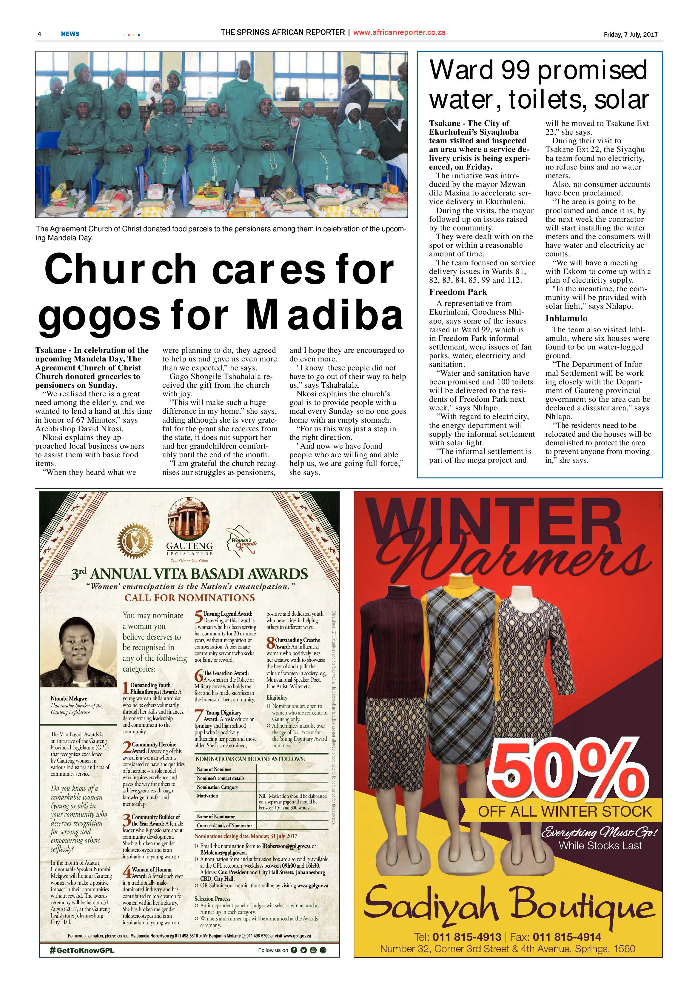 African Reporter 07 July 2017 page 4