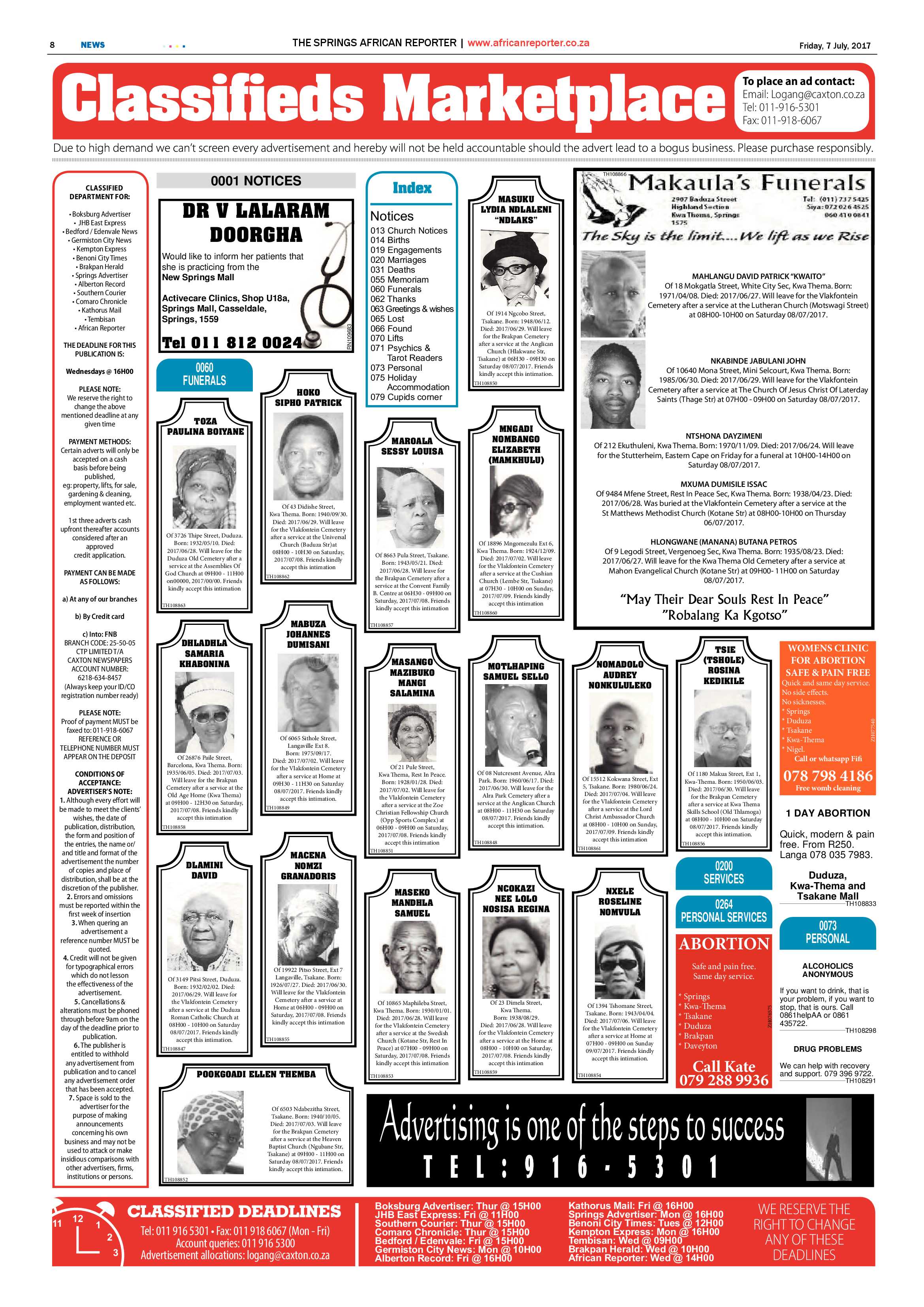African Reporter 07 July 2017 page 8