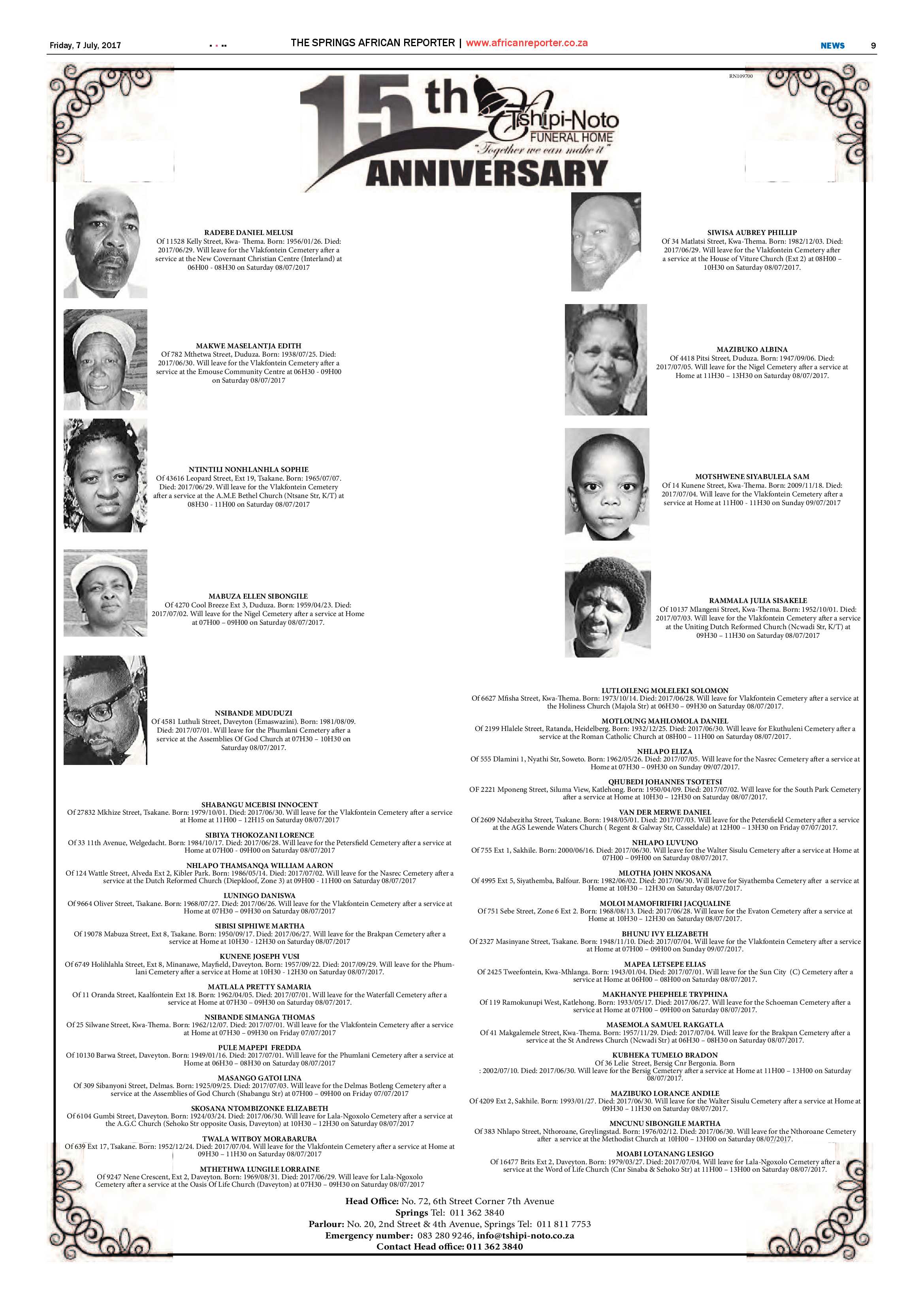 African Reporter 07 July 2017 page 9