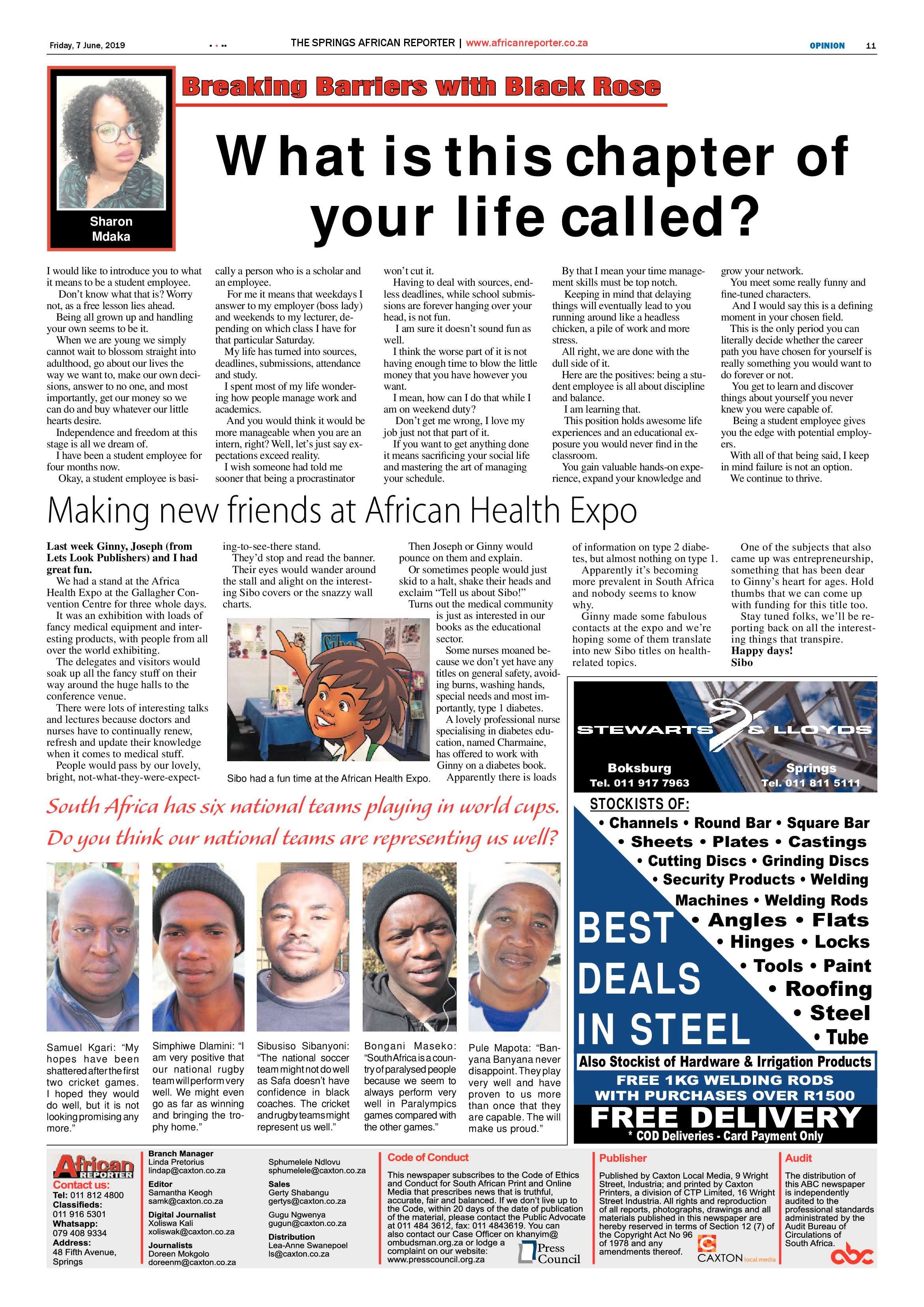 African Reporter 07 June 2019 page 11