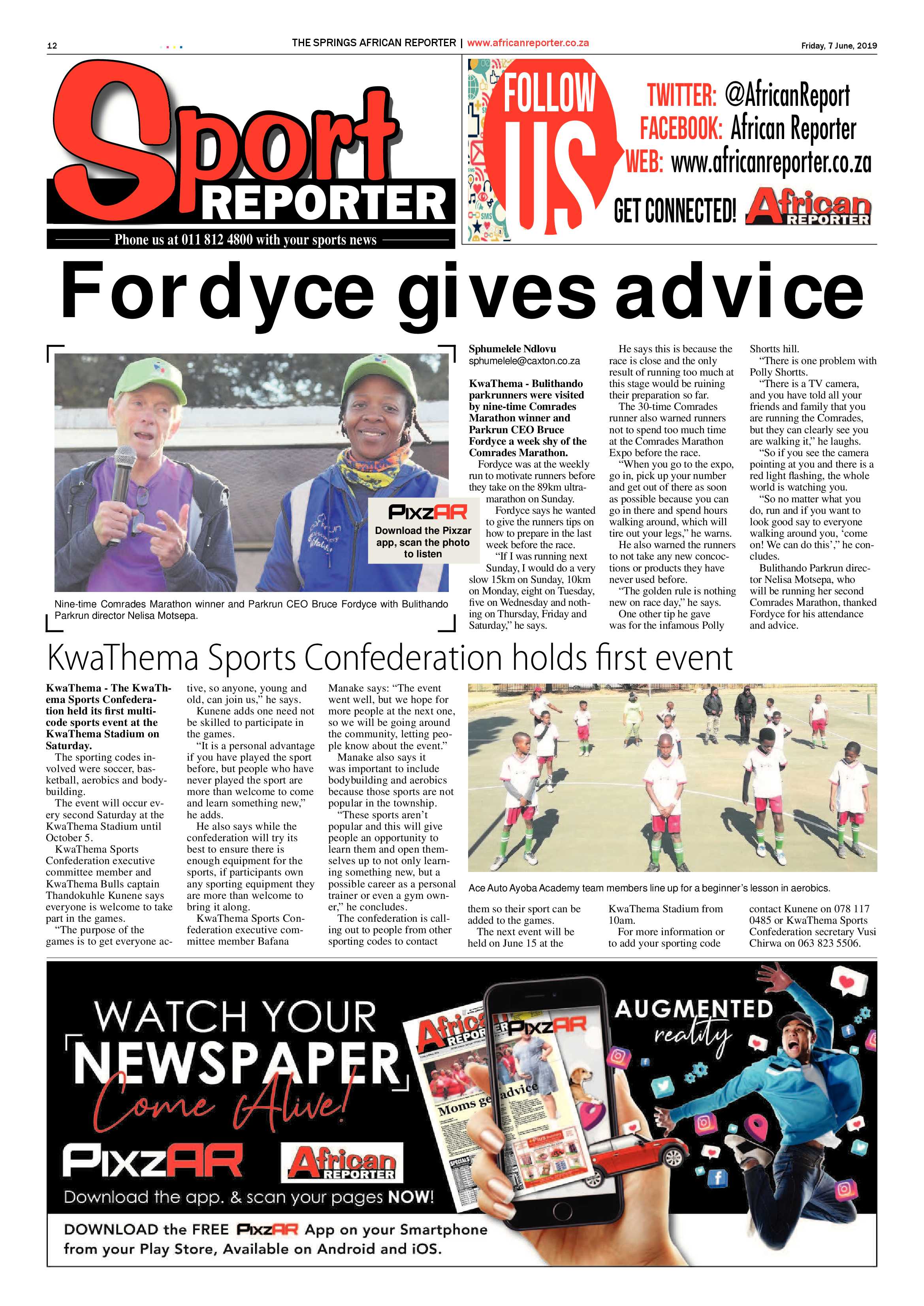 African Reporter 07 June 2019 page 12