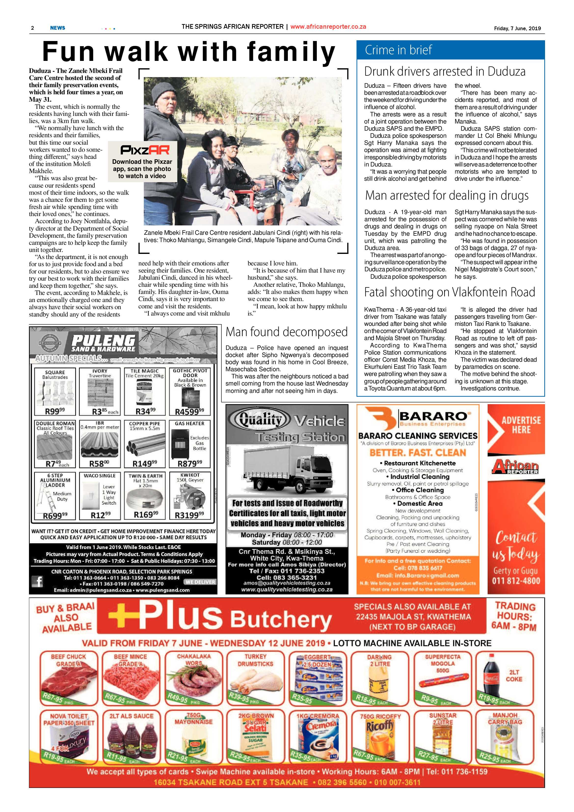 African Reporter 07 June 2019 page 2