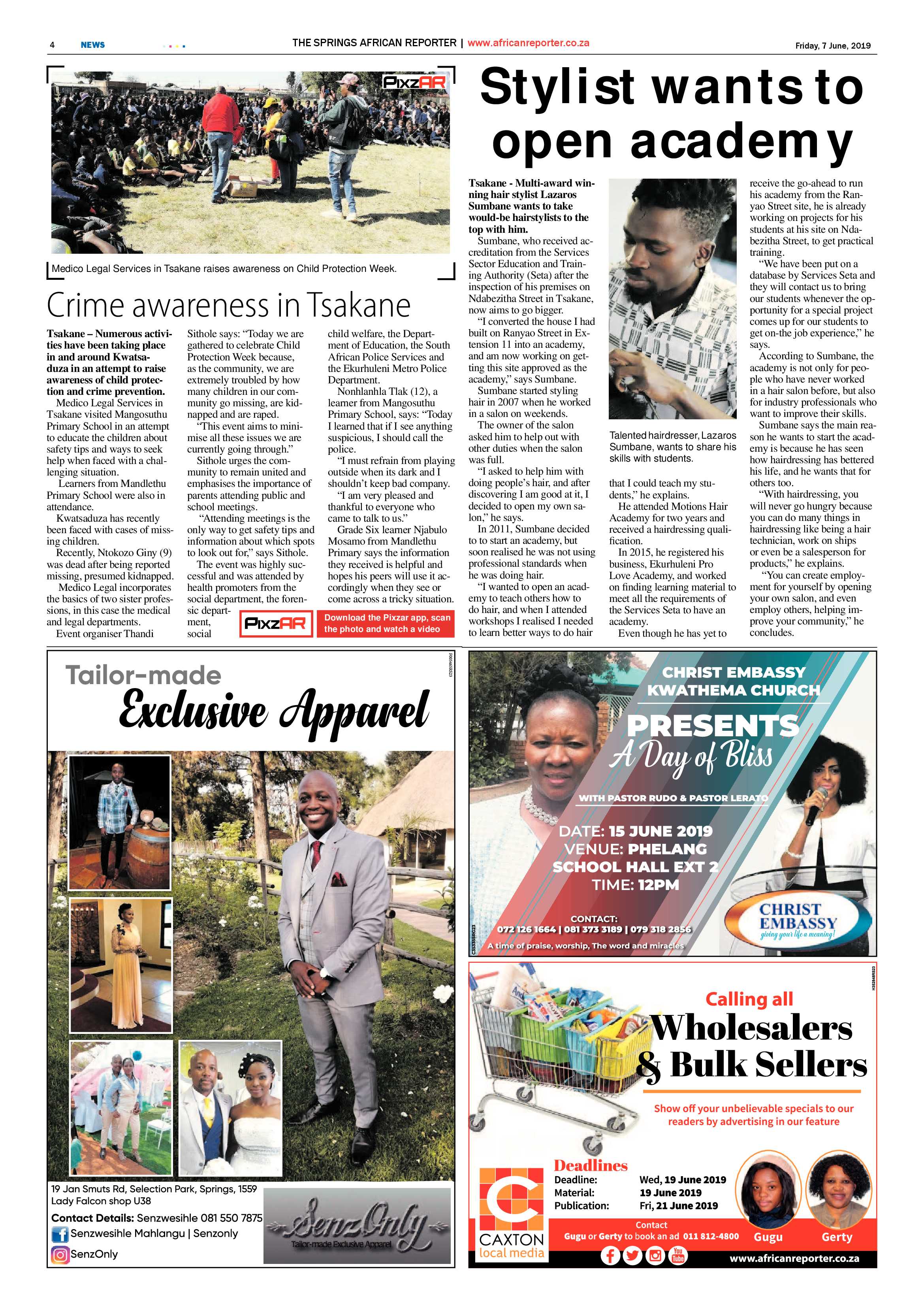 African Reporter 07 June 2019 page 4