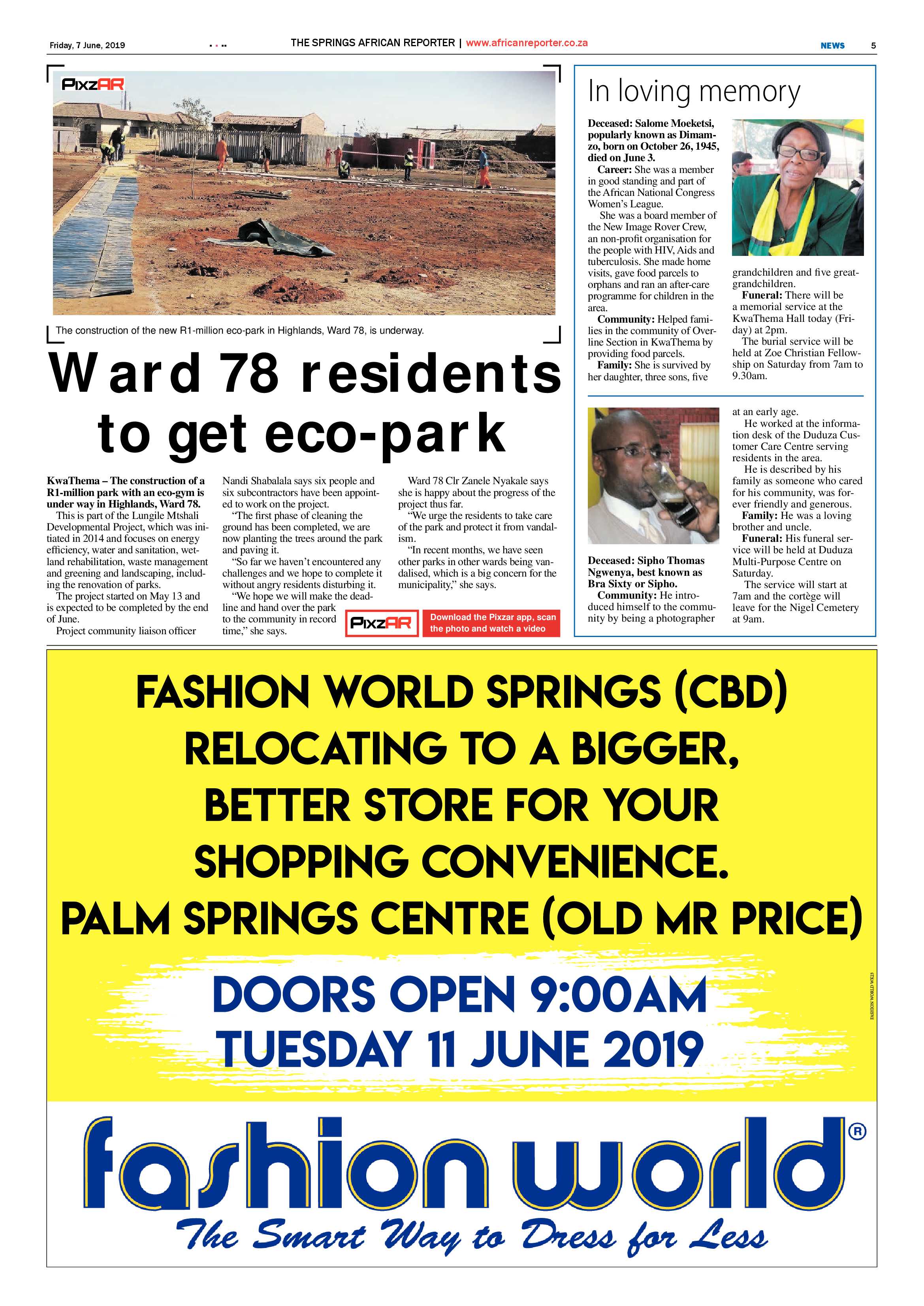 African Reporter 07 June 2019 page 5