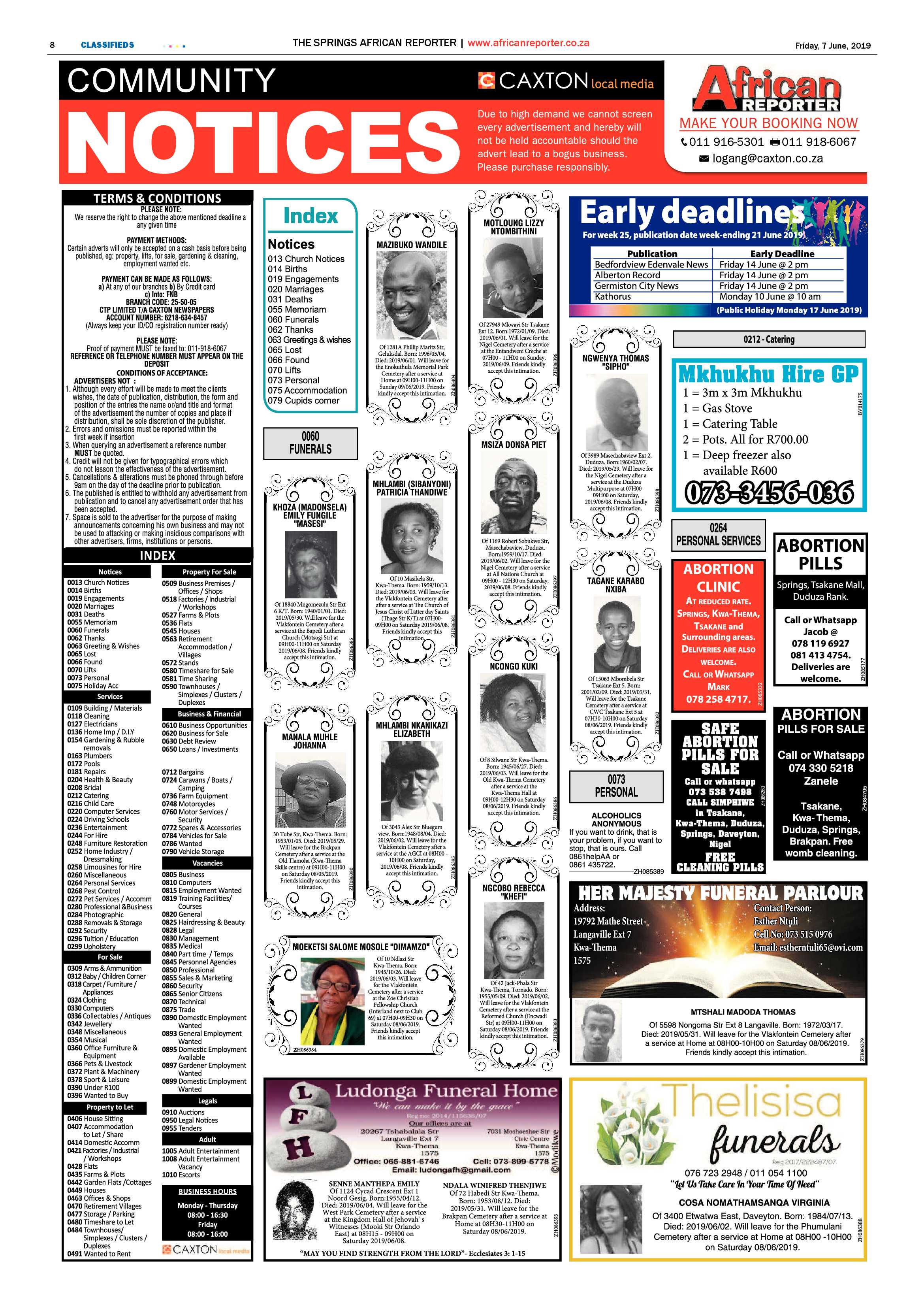 African Reporter 07 June 2019 page 8